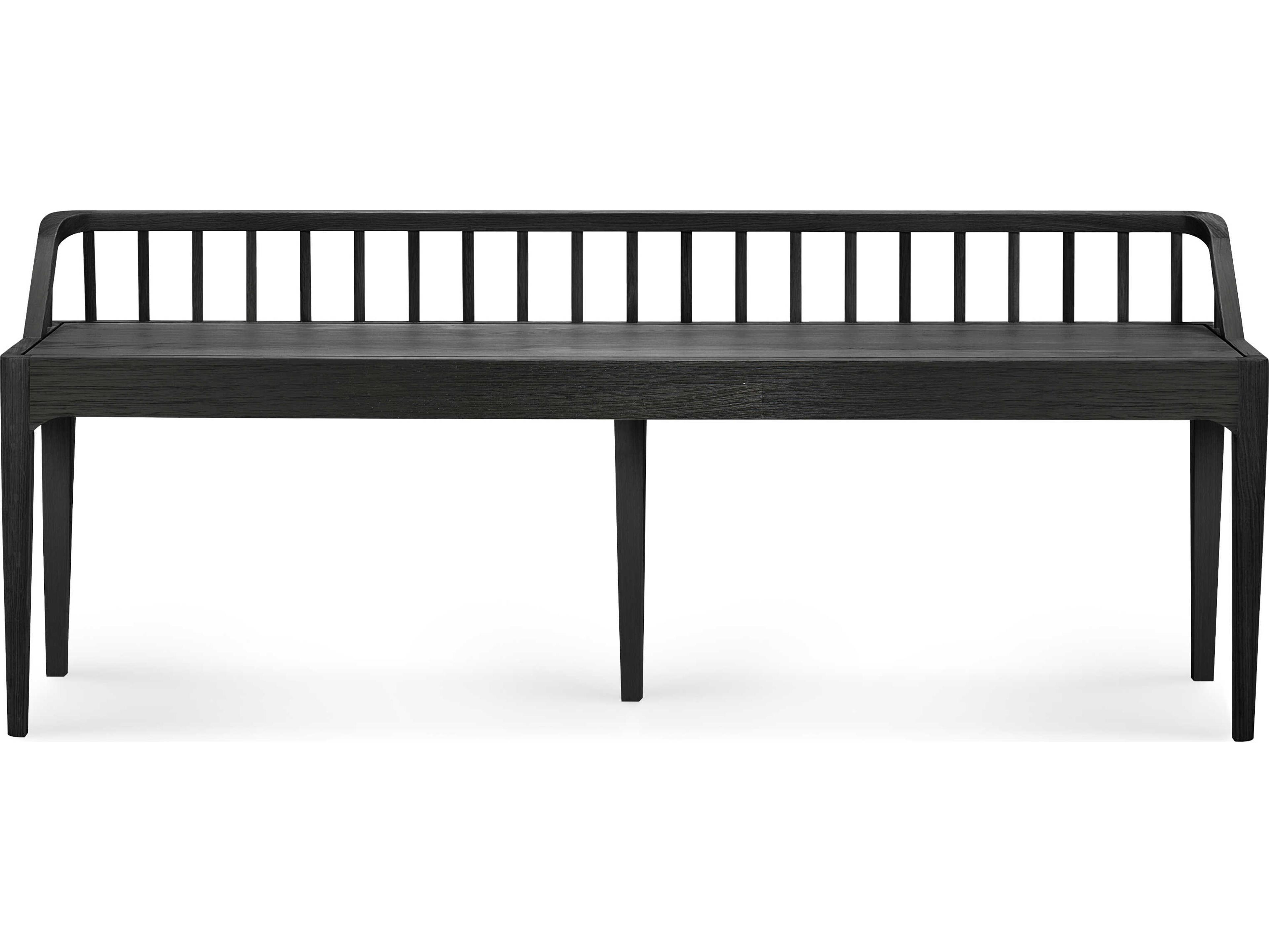 Ethnicraft Spindle Oak Black Bench