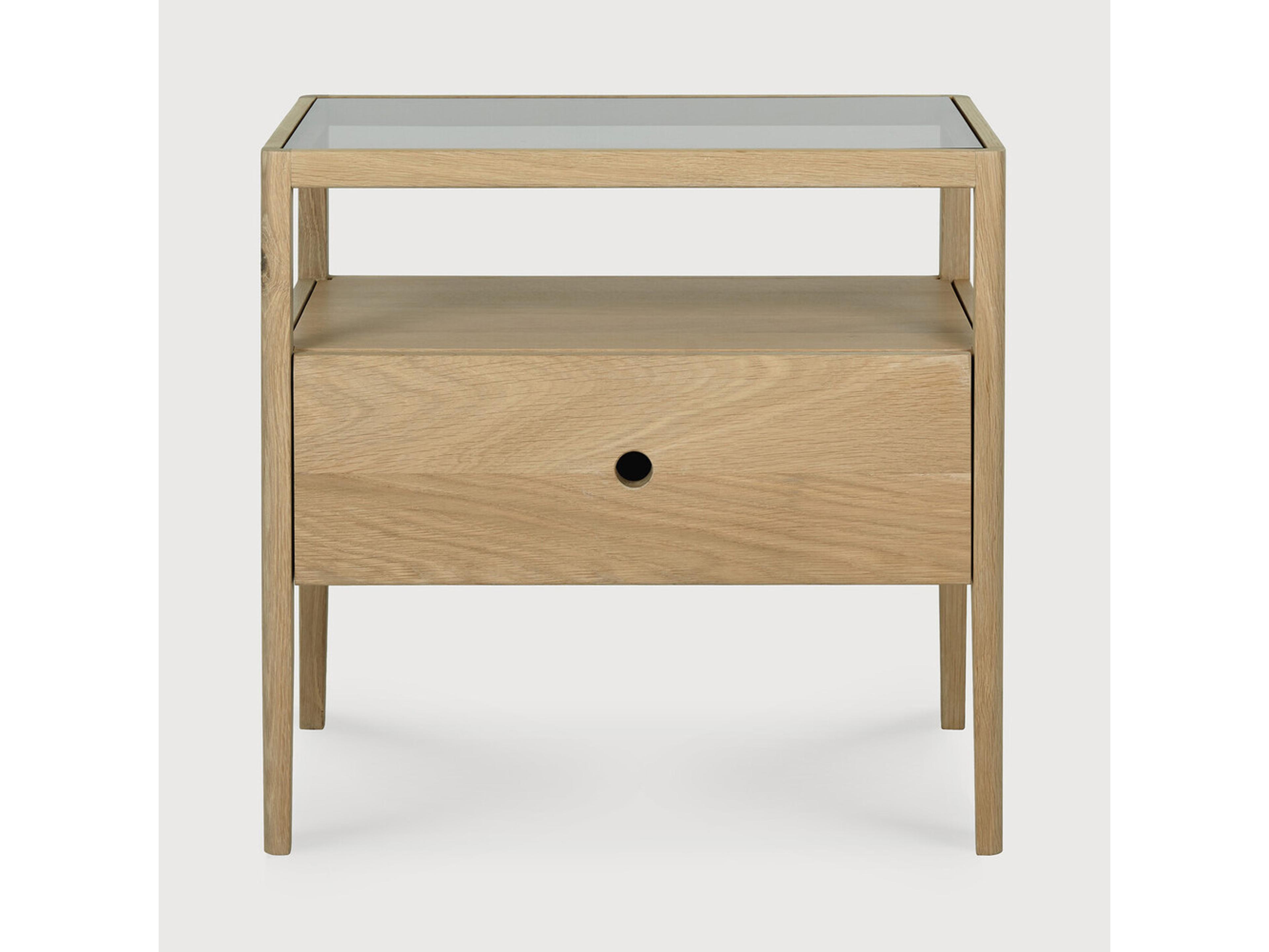 Ethnicraft Spindle Oak Bedside Table