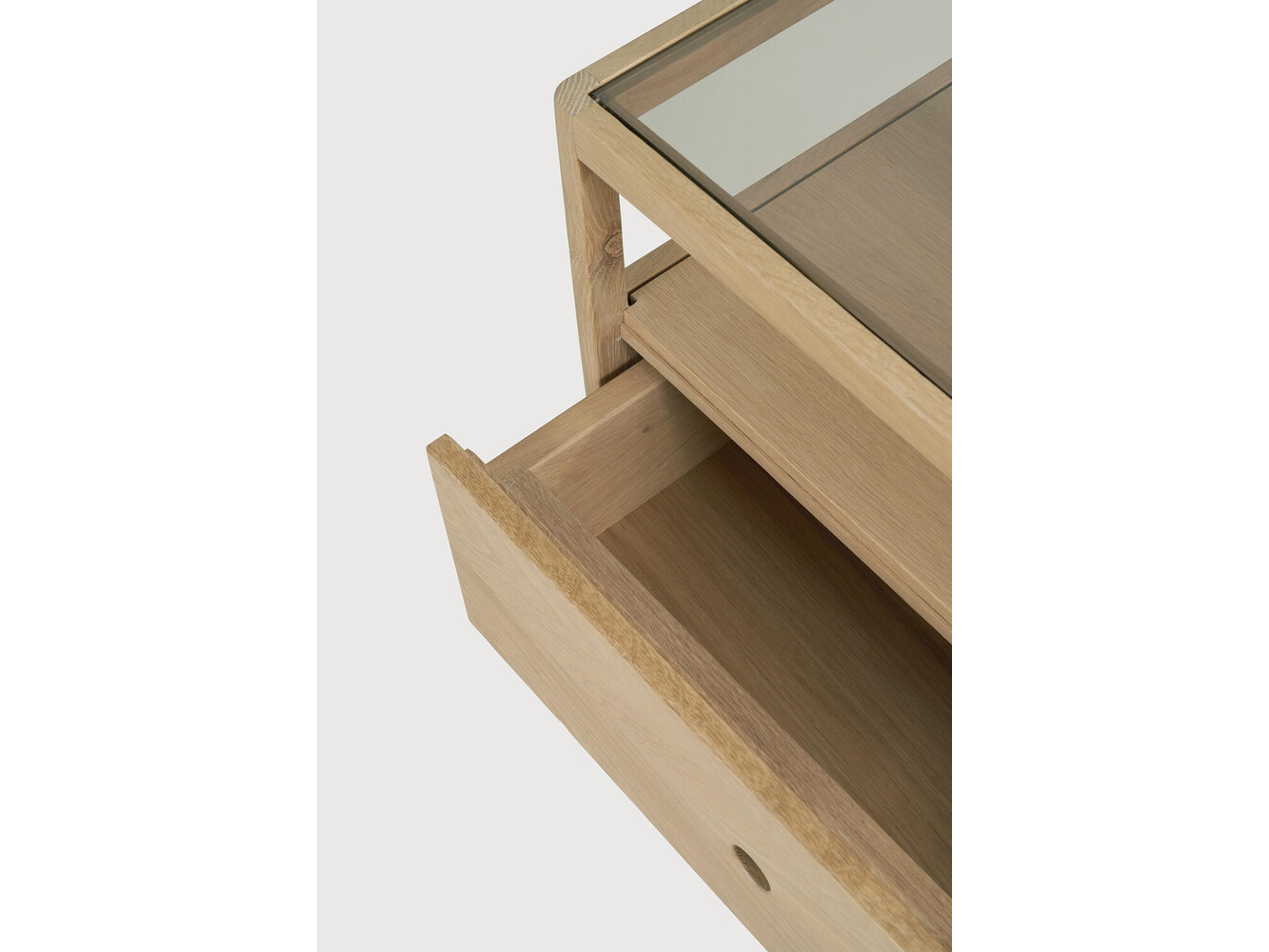 Ethnicraft Spindle Oak Bedside Table