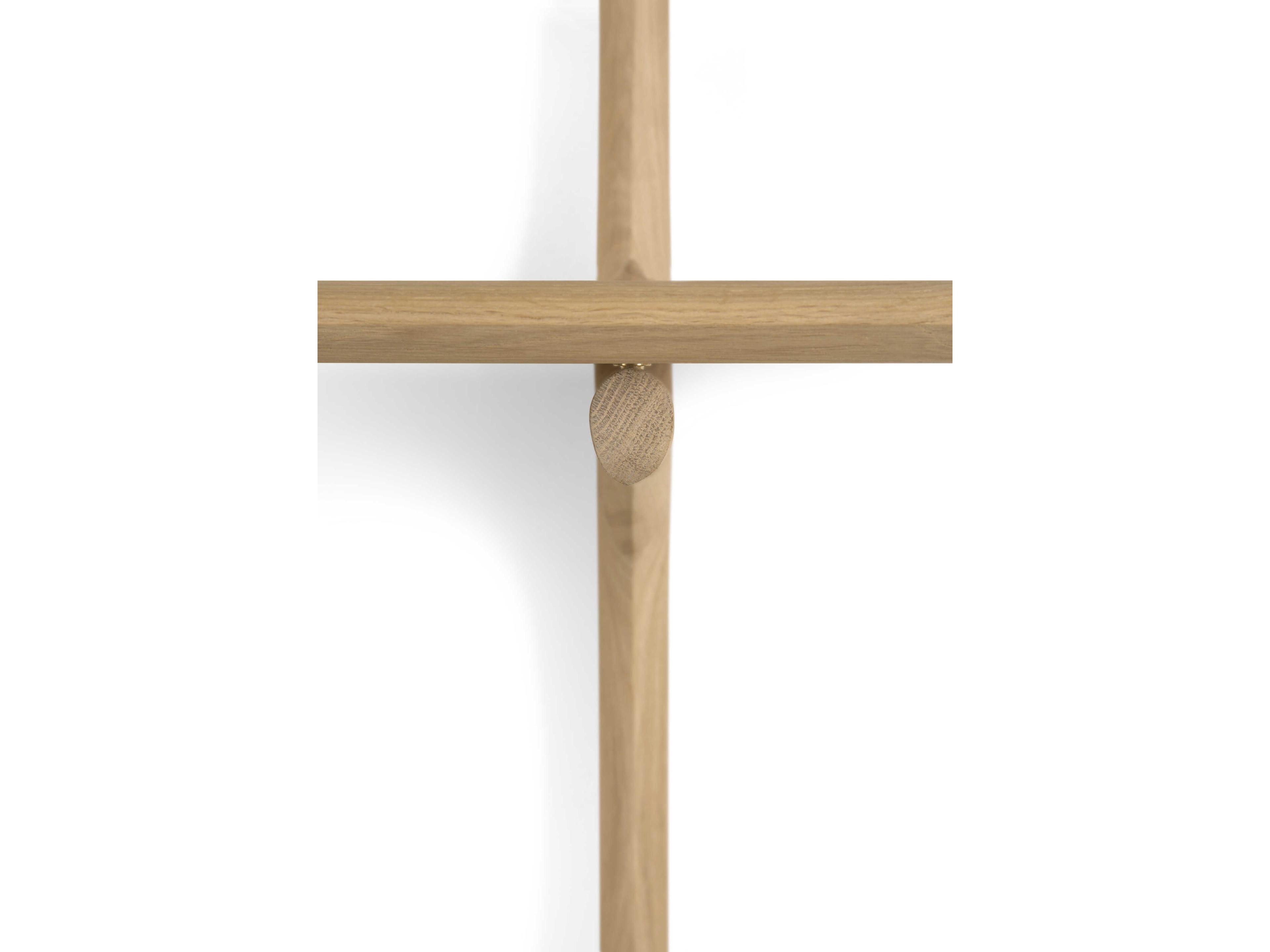 Ethnicraft Pi Oak Pi Wall Shelf