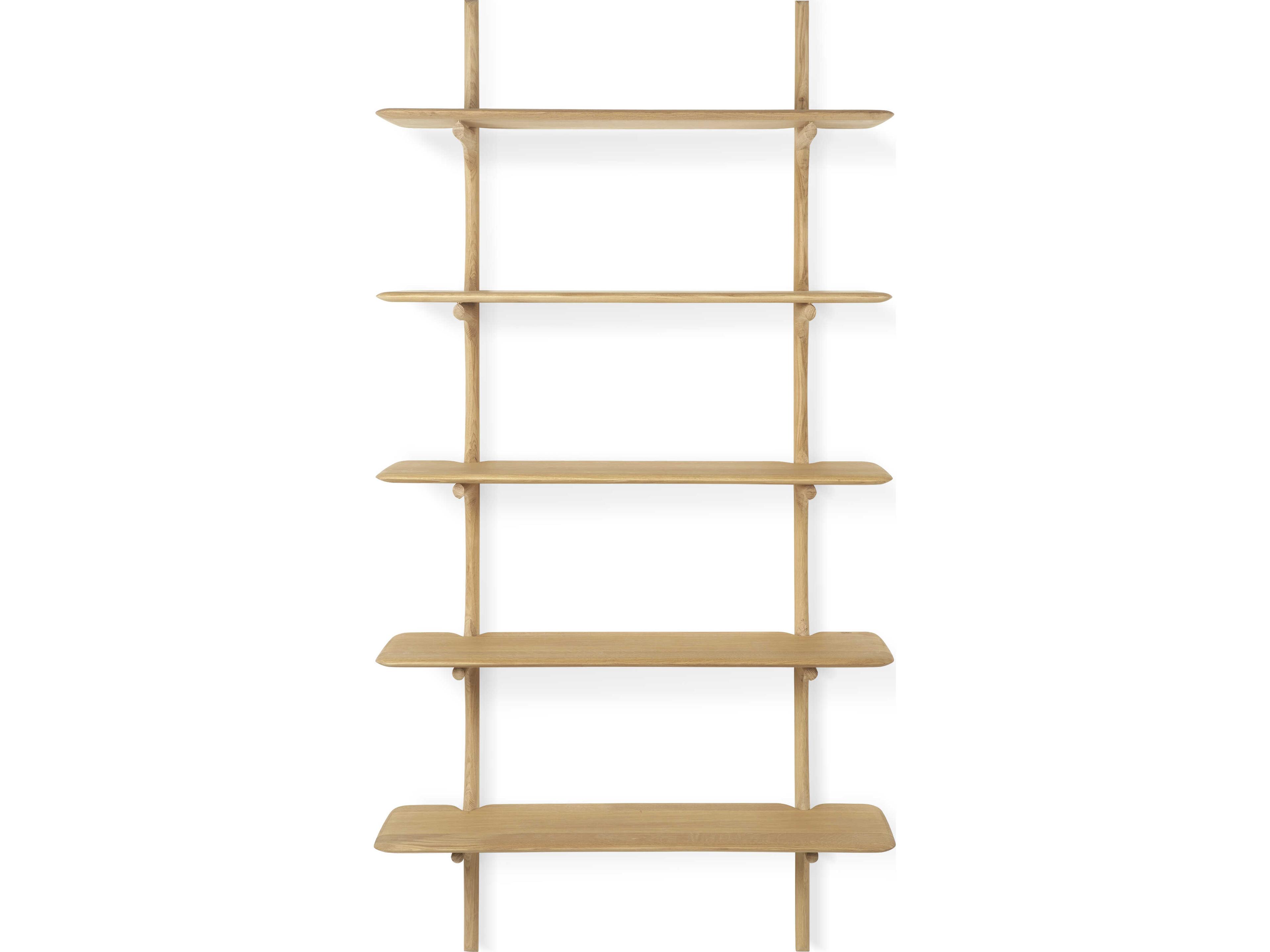 Ethnicraft Pi Oak Pi Wall Shelf