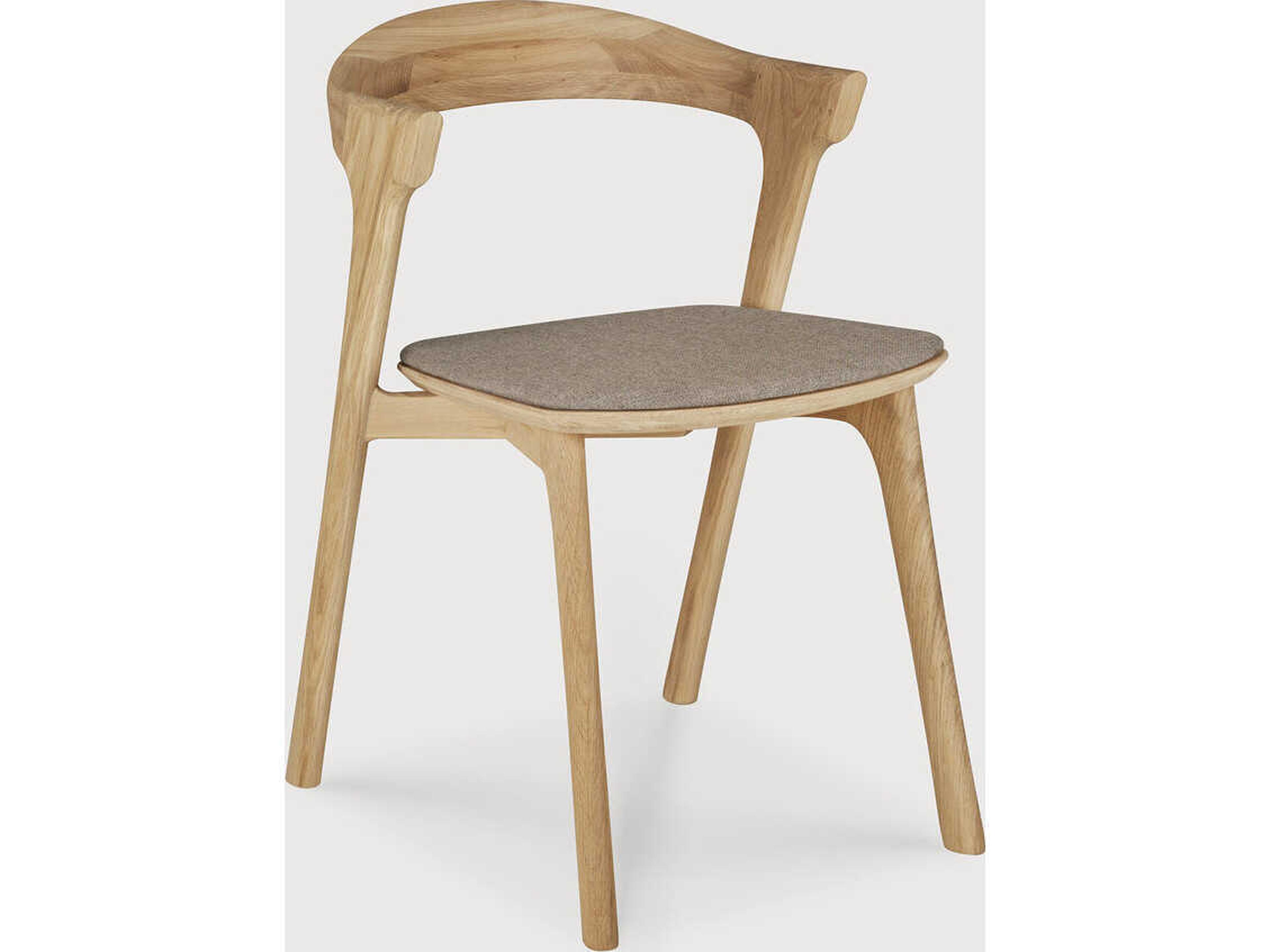Bok Oak and Warm Grey Dining Chair