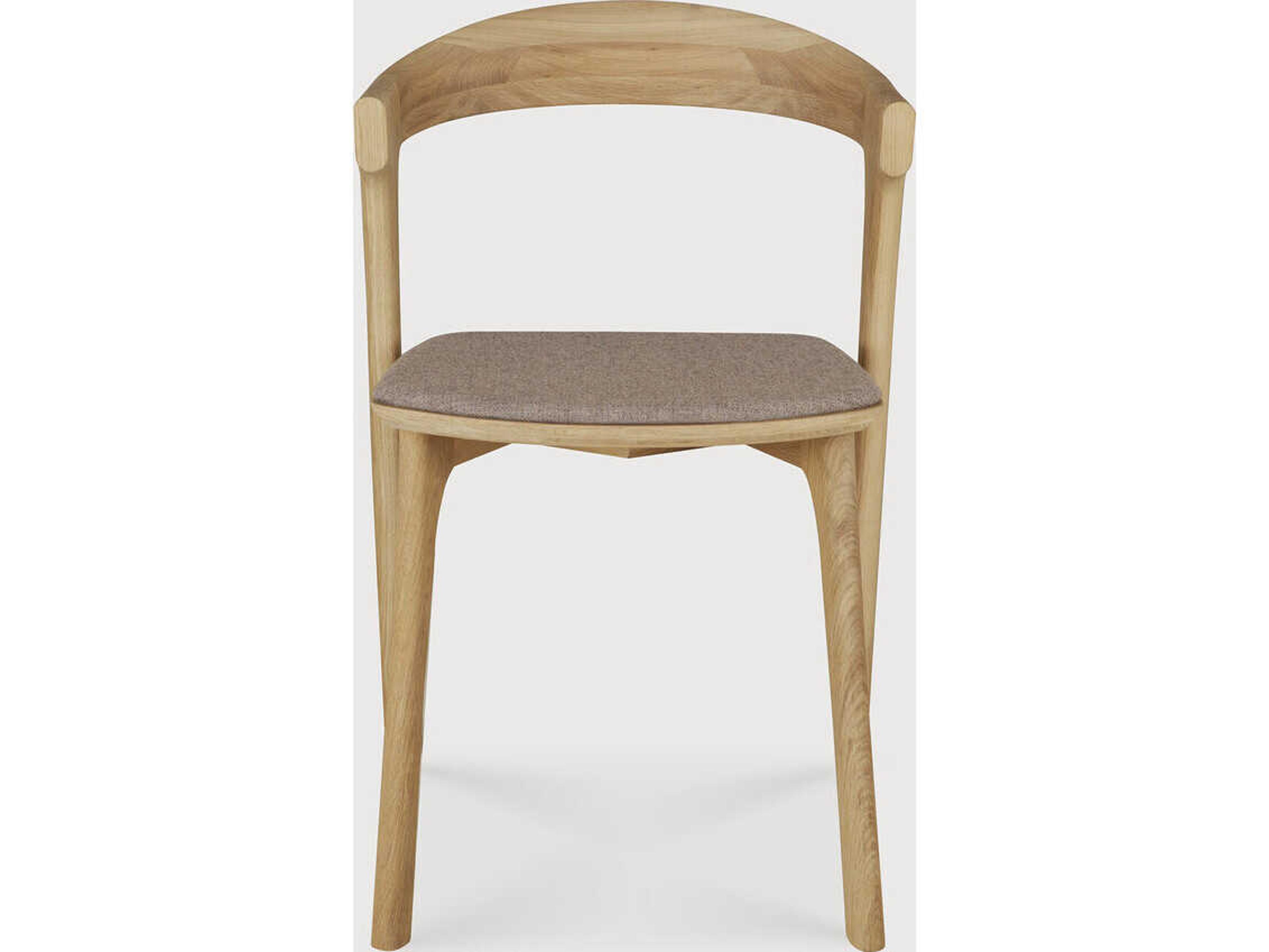 Ethnicraft Bok Oak and Warm Grey Dining Chair