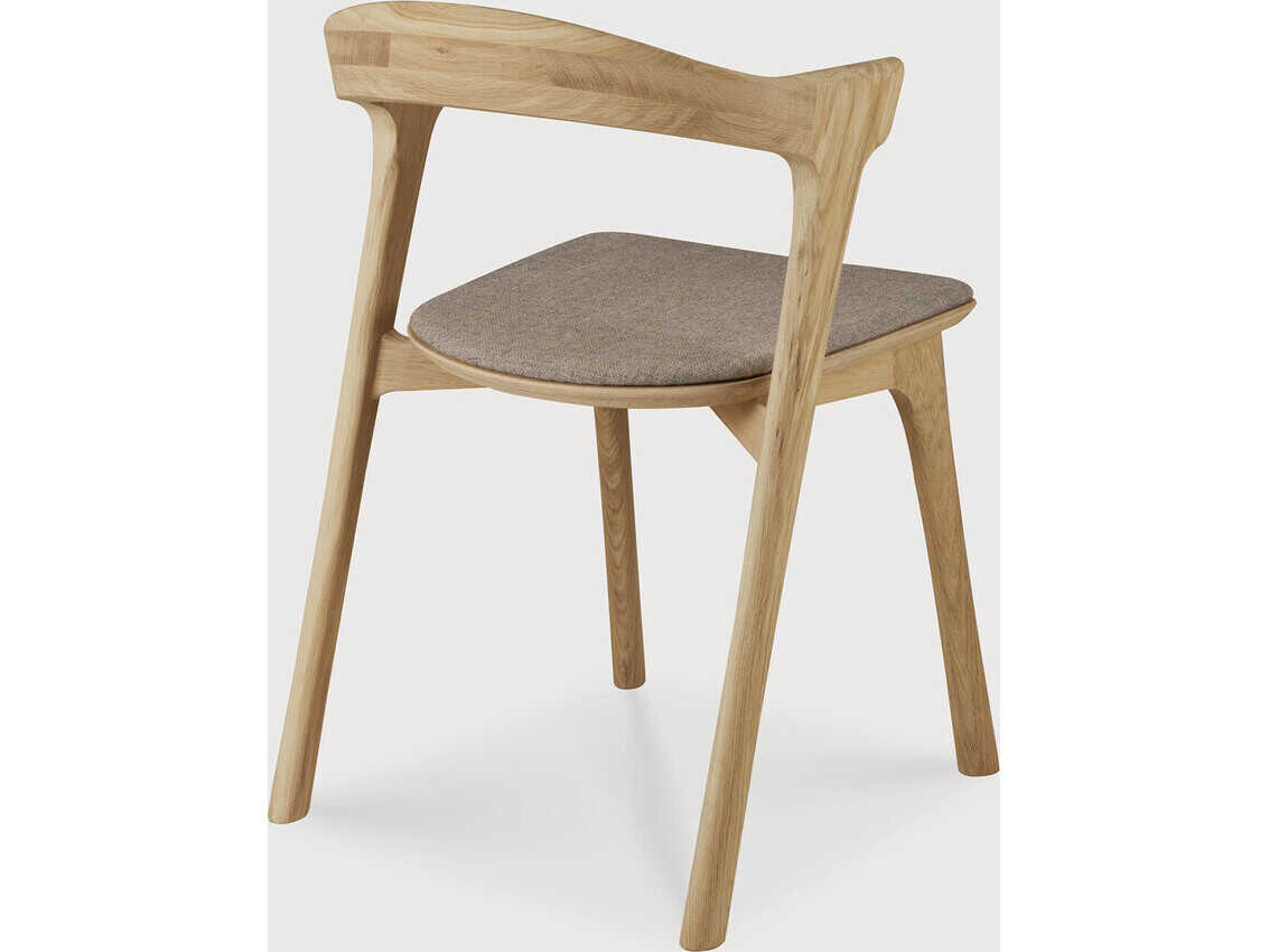 Ethnicraft Bok Oak and Warm Grey Dining Chair