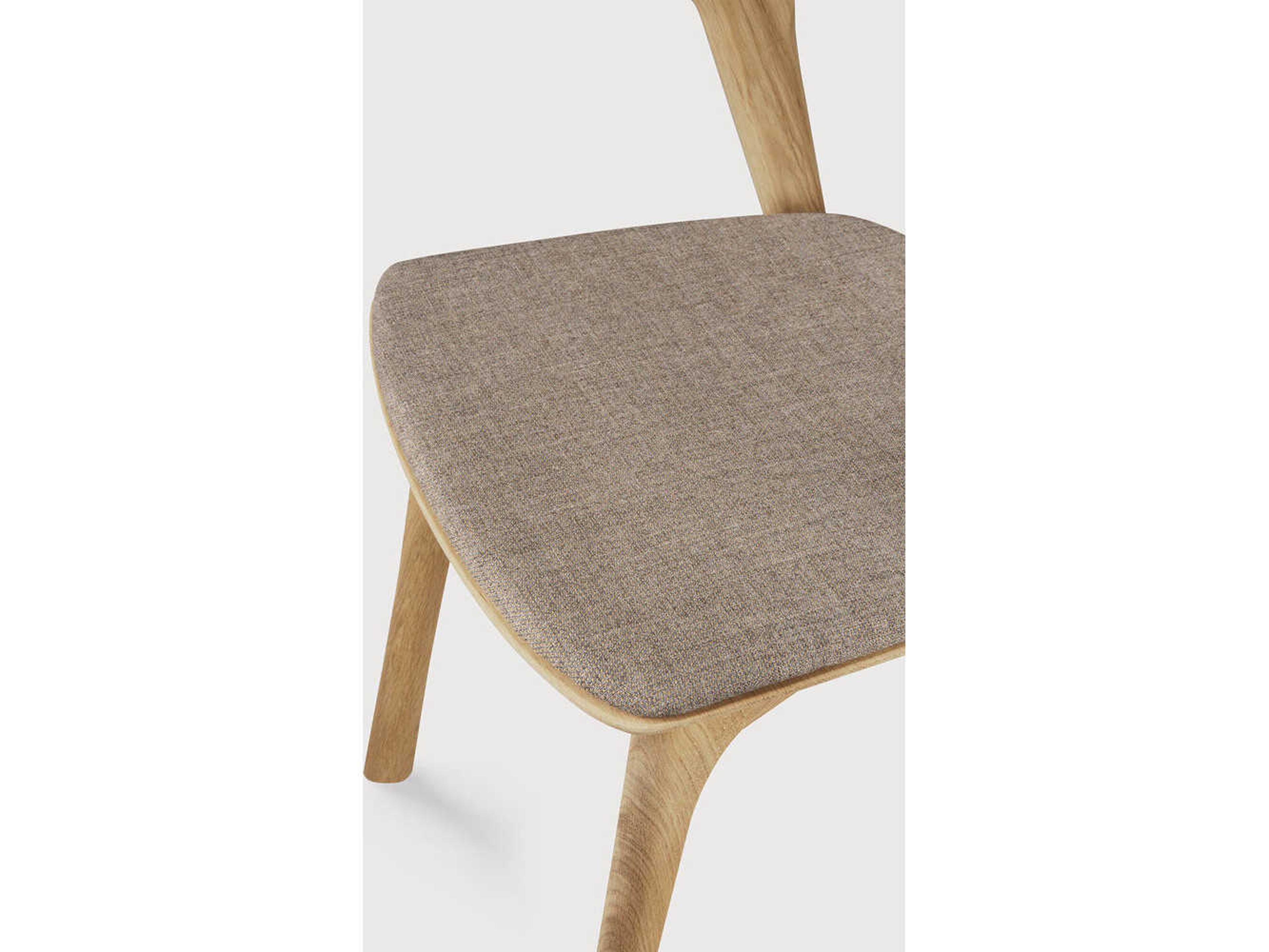 Ethnicraft Bok Oak and Warm Grey Dining Chair