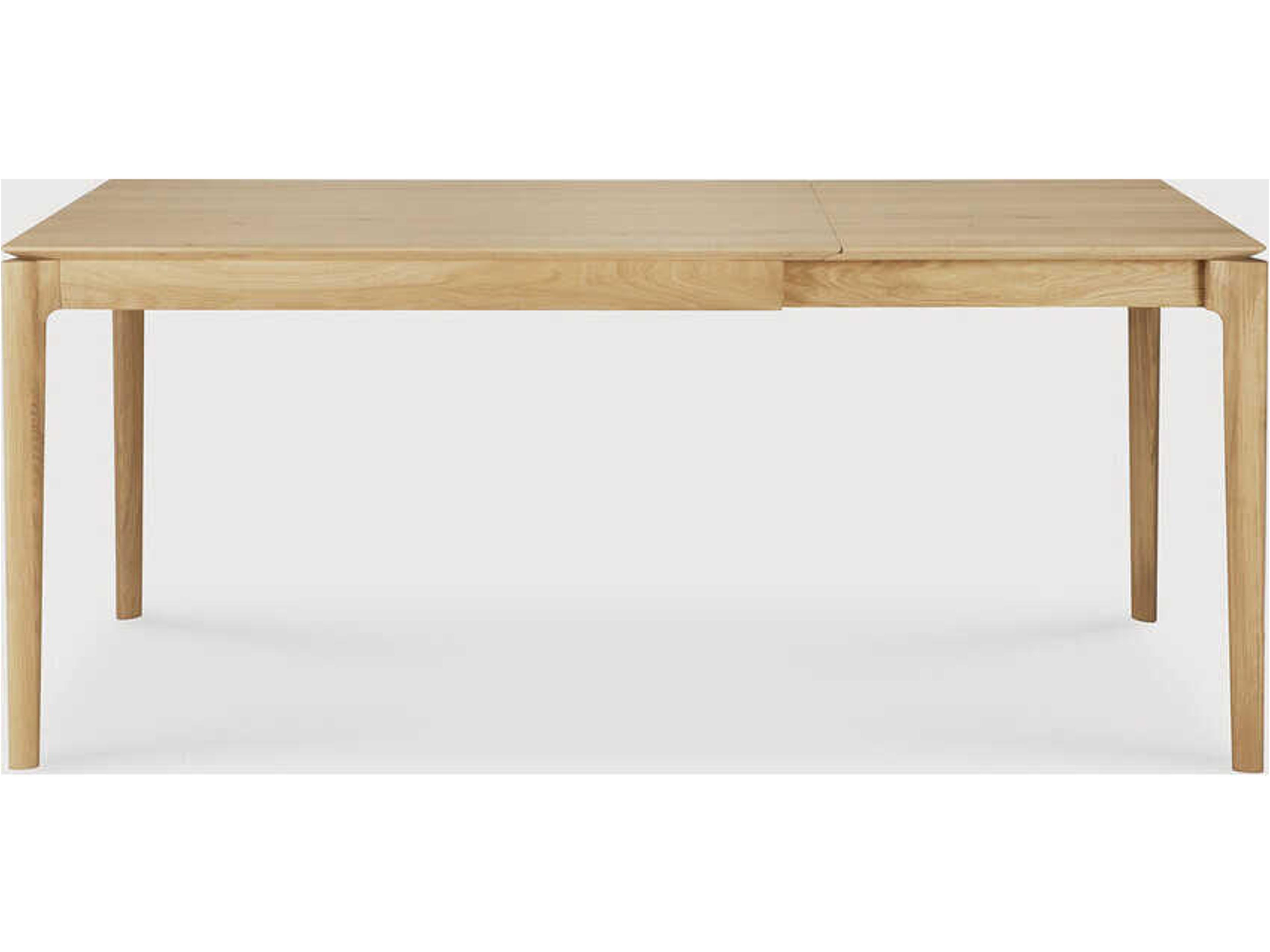 Ethnicraft Bok Oak Extendable Dining Table
