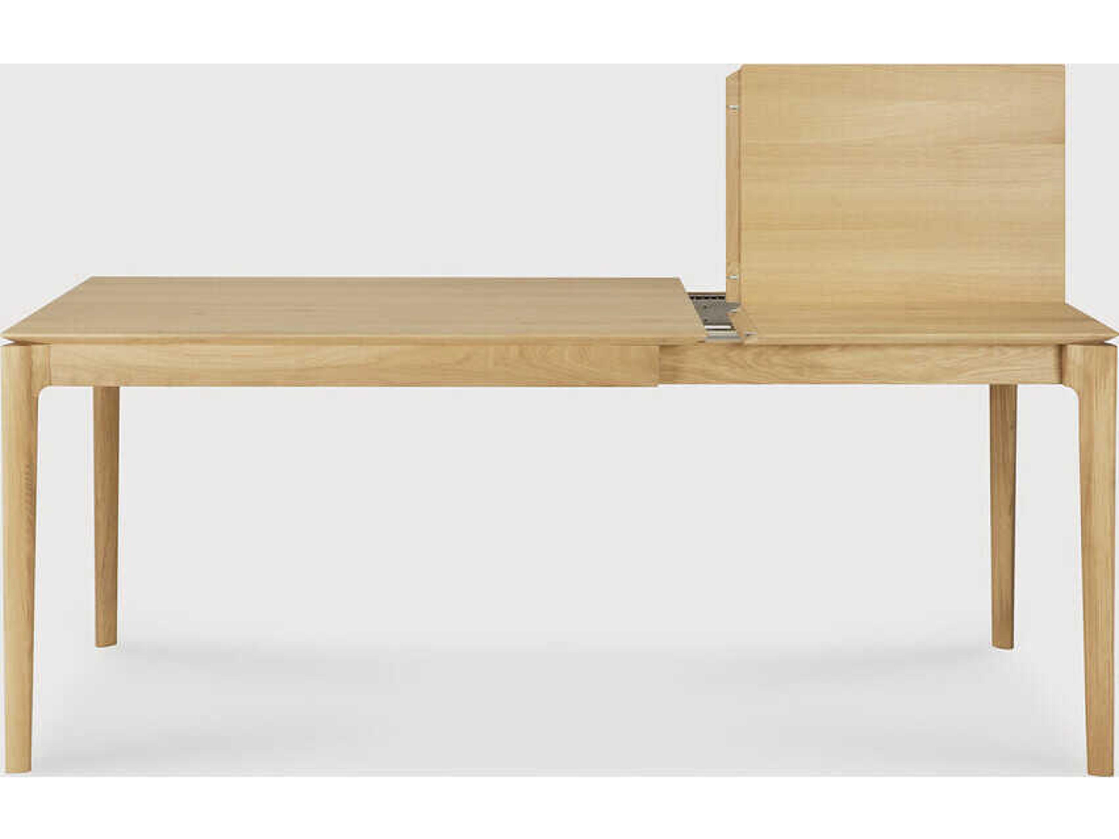 Ethnicraft Bok Oak Extendable Dining Table