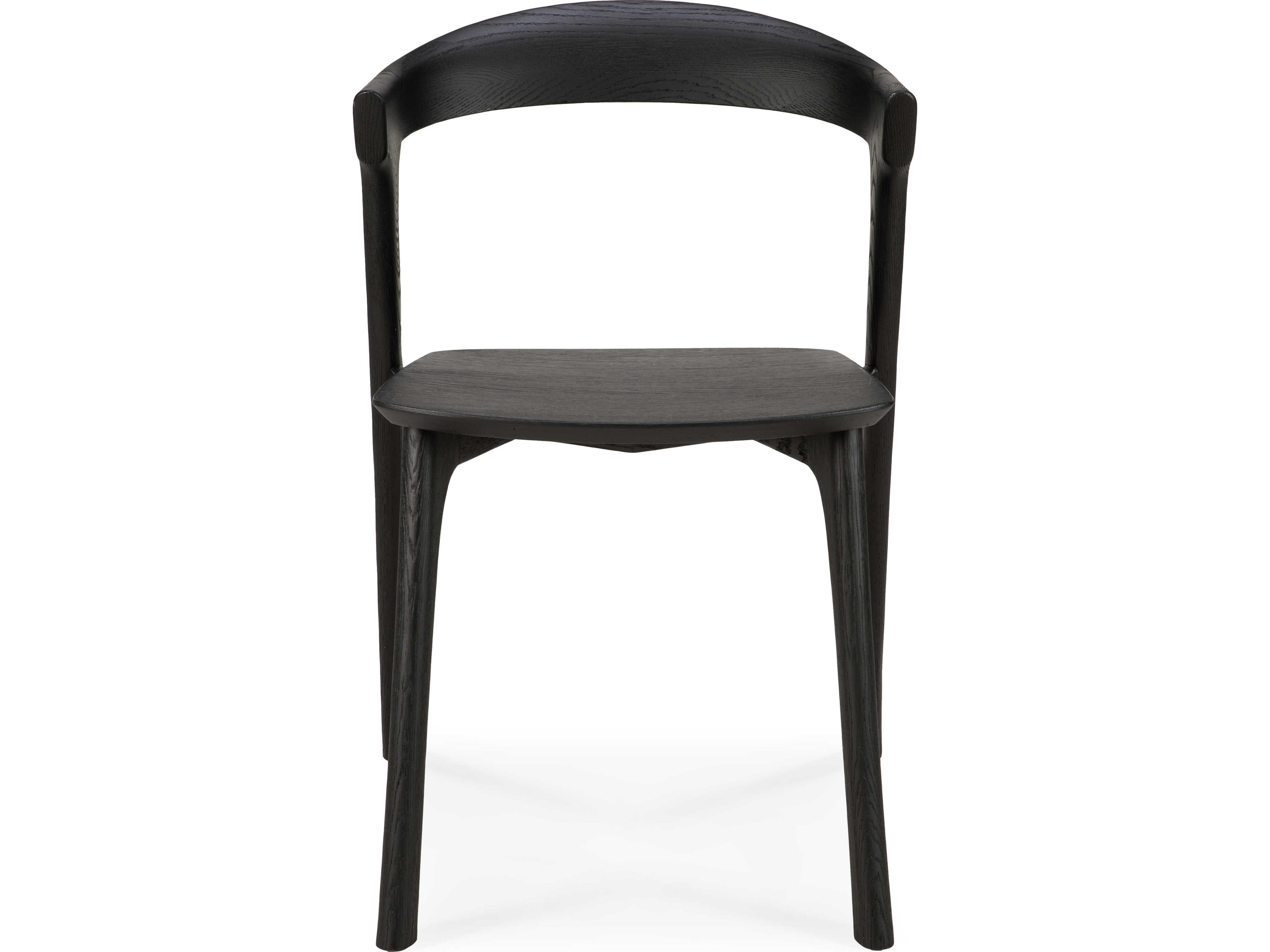 Ethnicraft Bok Oak Black Dining Chair
