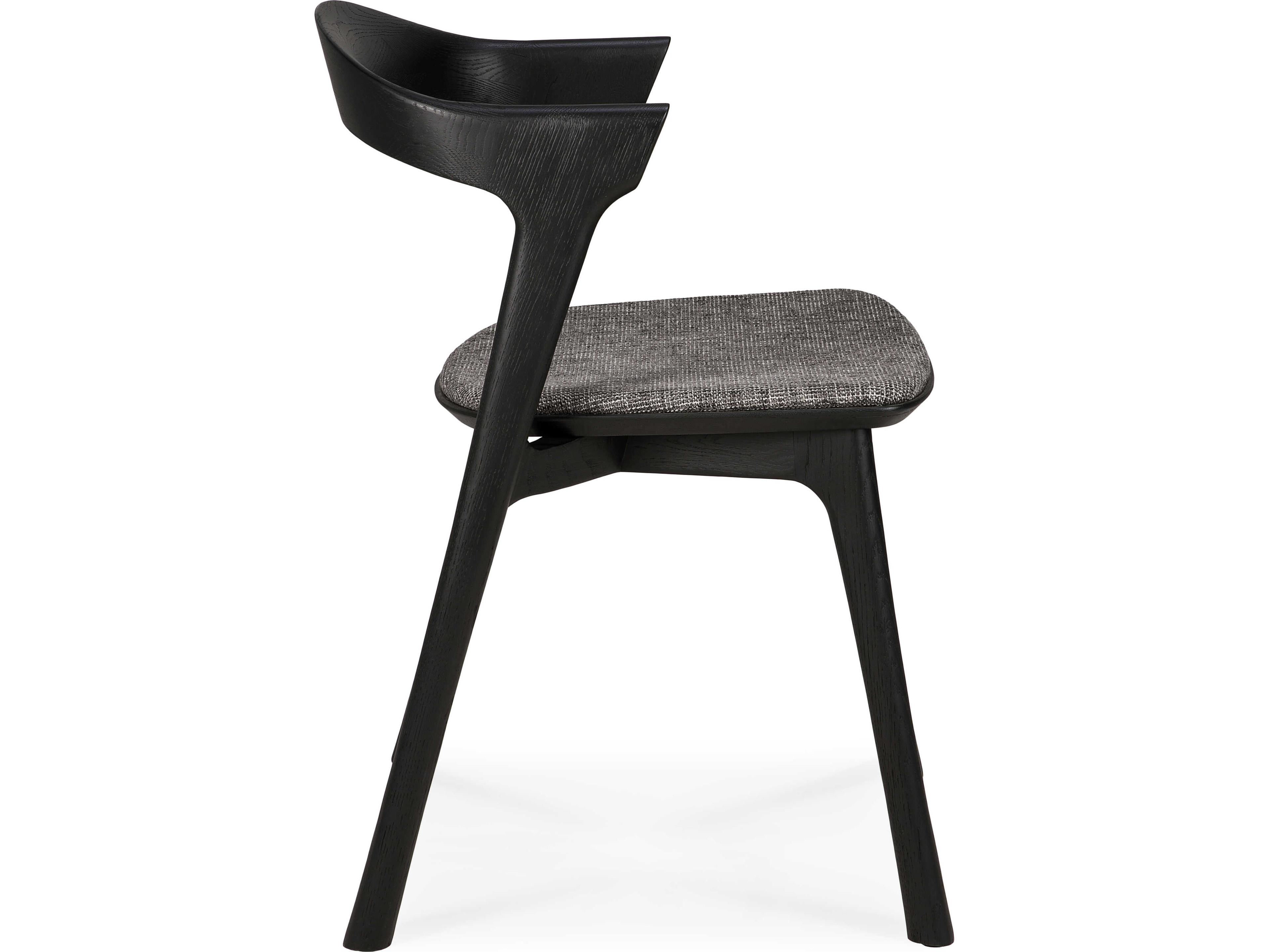 Ethnicraft Bok Oak Black and Grey Dining Chair