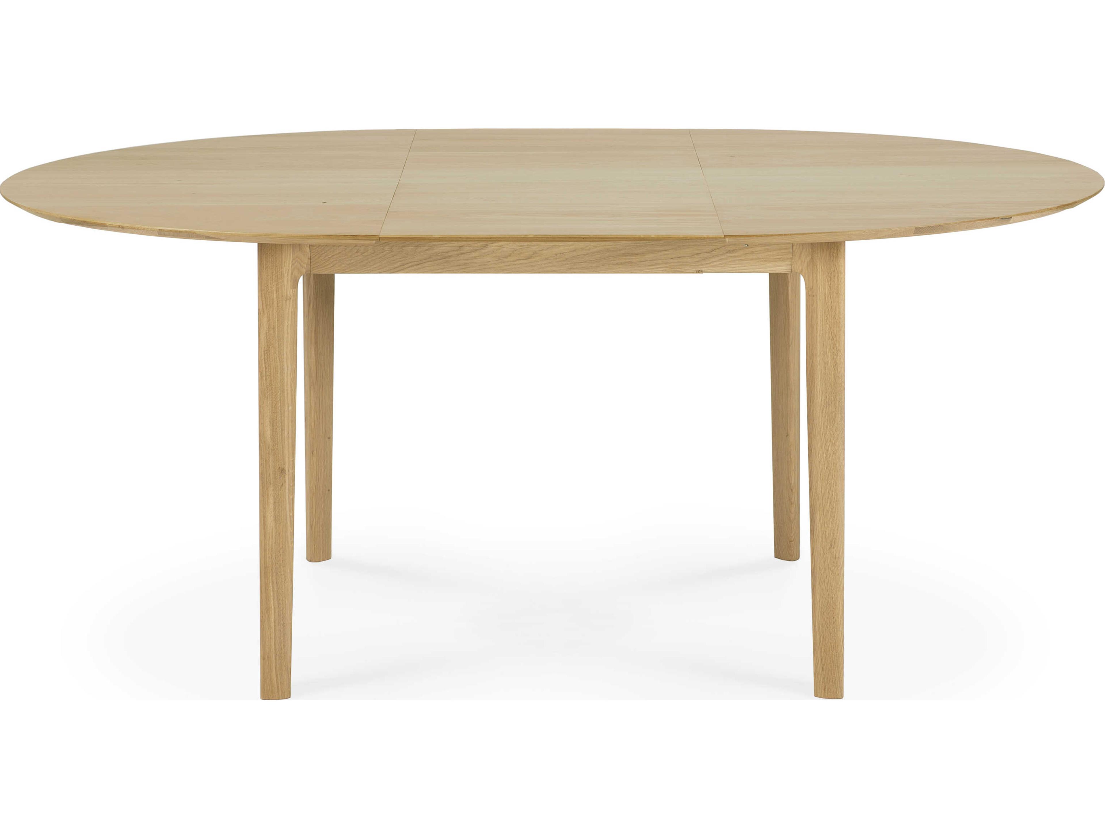 Ethnicraft Bok Oak Extendable Dining Table
