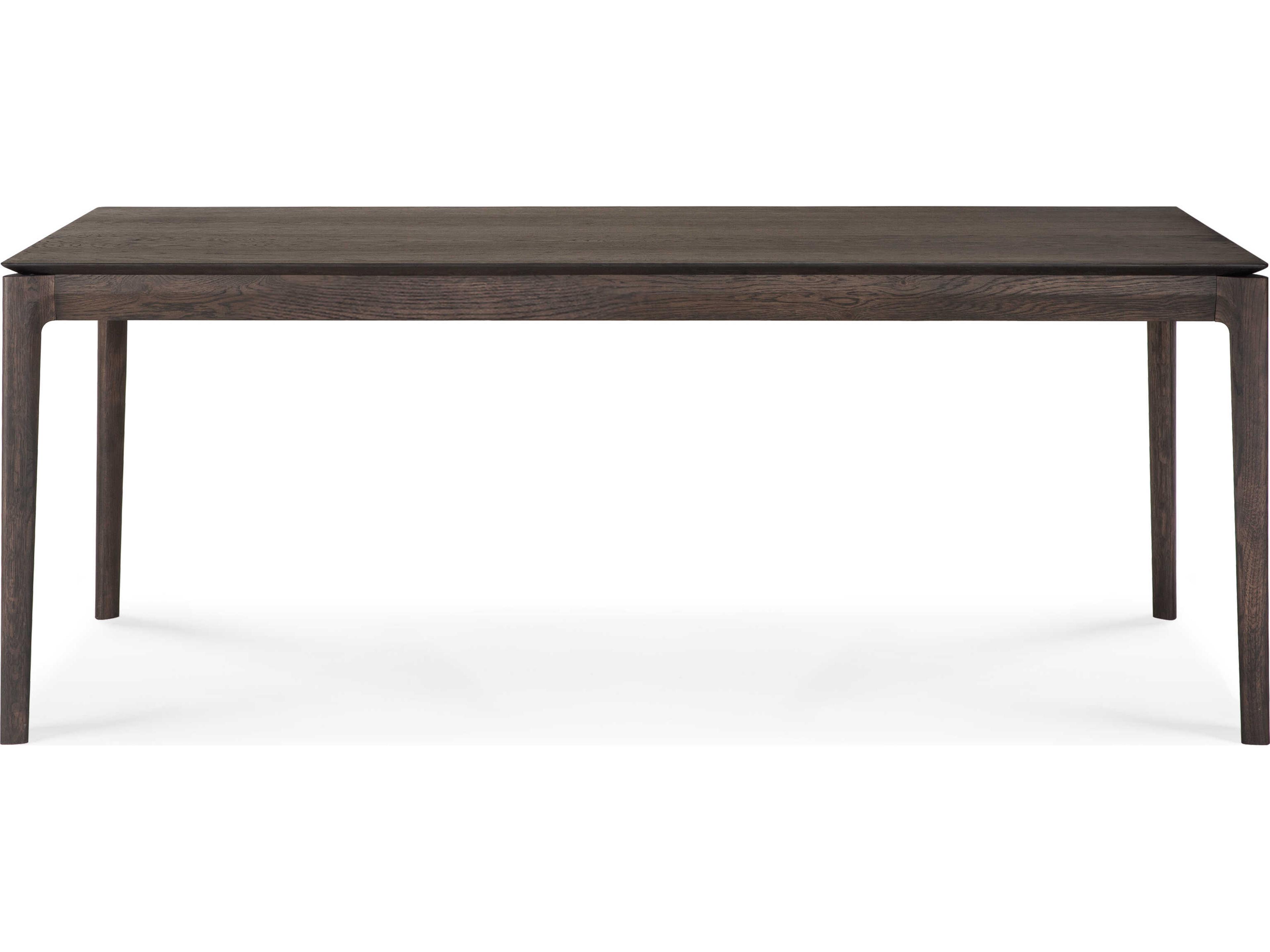Ethnicraft Bok Oak Brown Extendable Dining Table