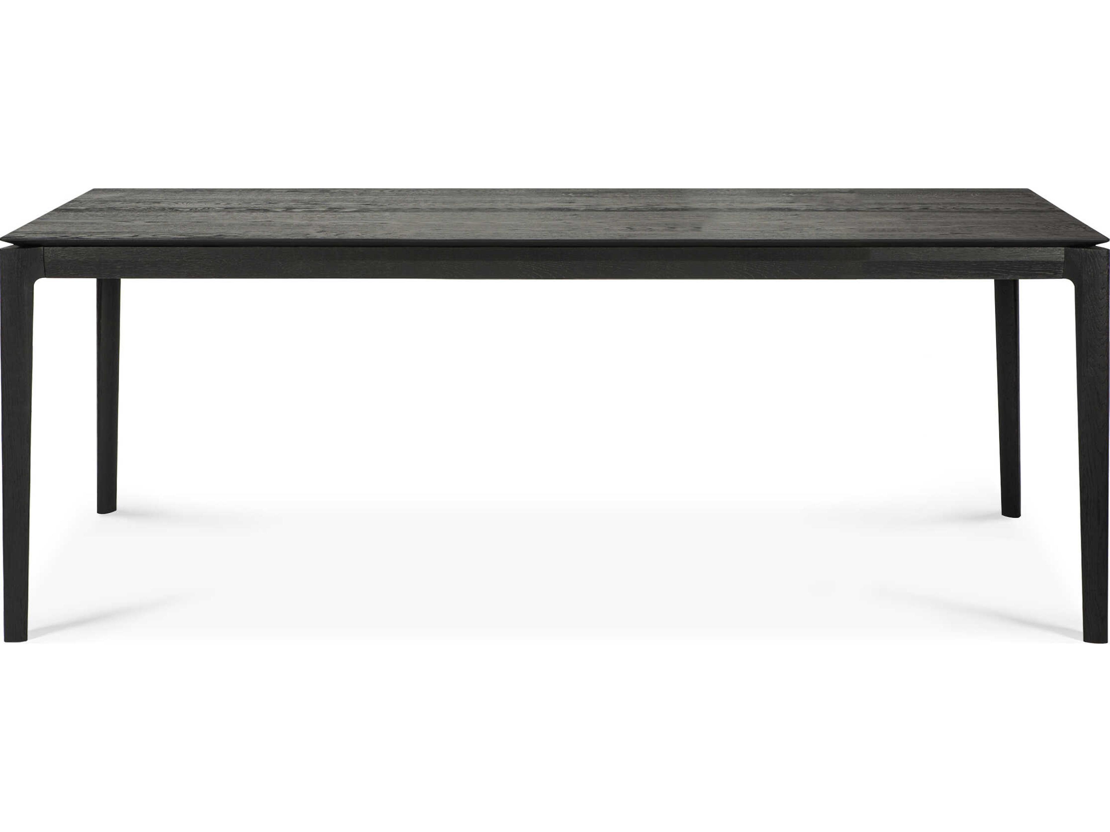 Ethnicraft Bok Oak Black Extendable Dining Table