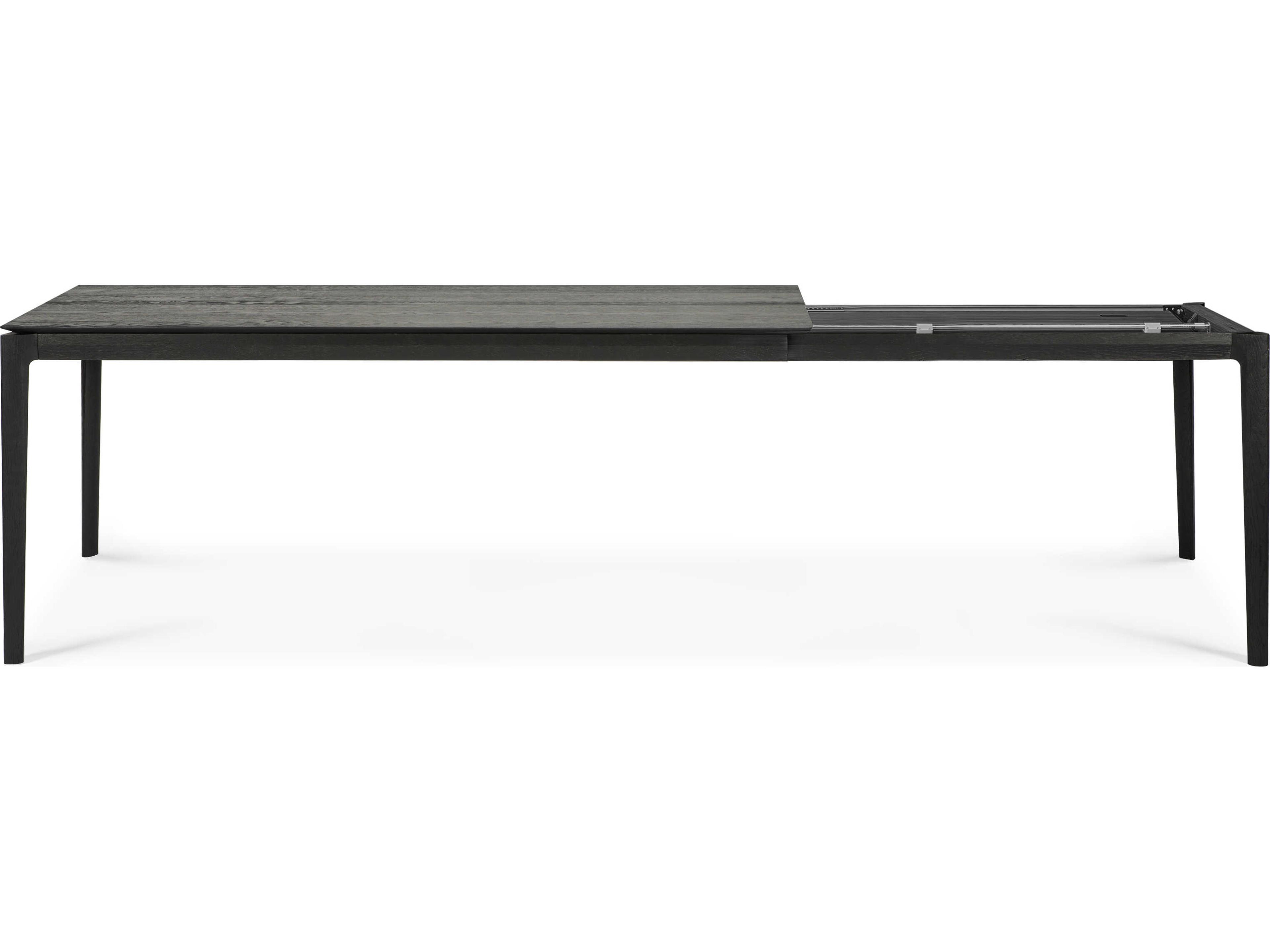 Ethnicraft Bok Oak Black Extendable Dining Table