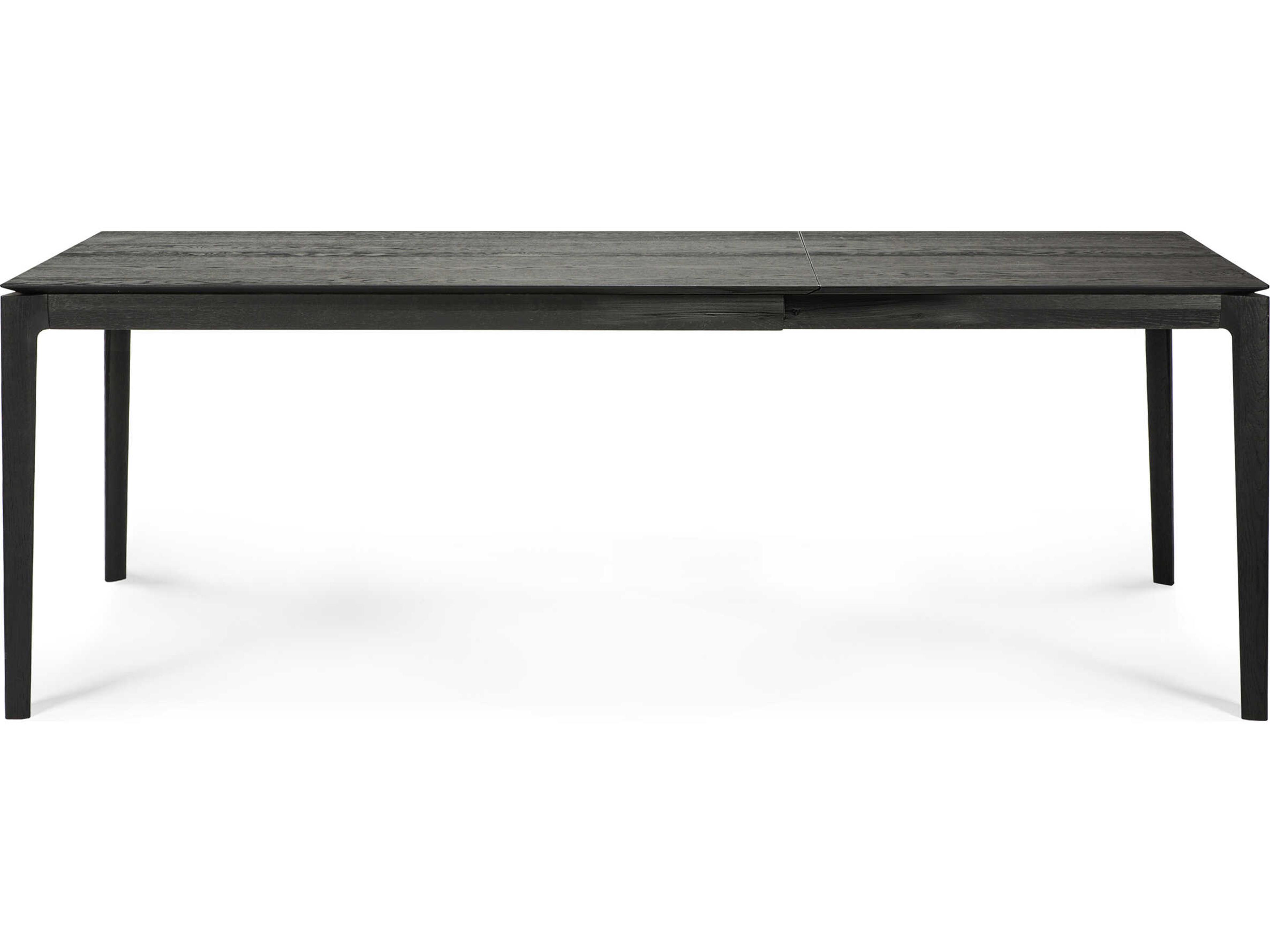 Ethnicraft Bok Oak Black Extendable Dining Table