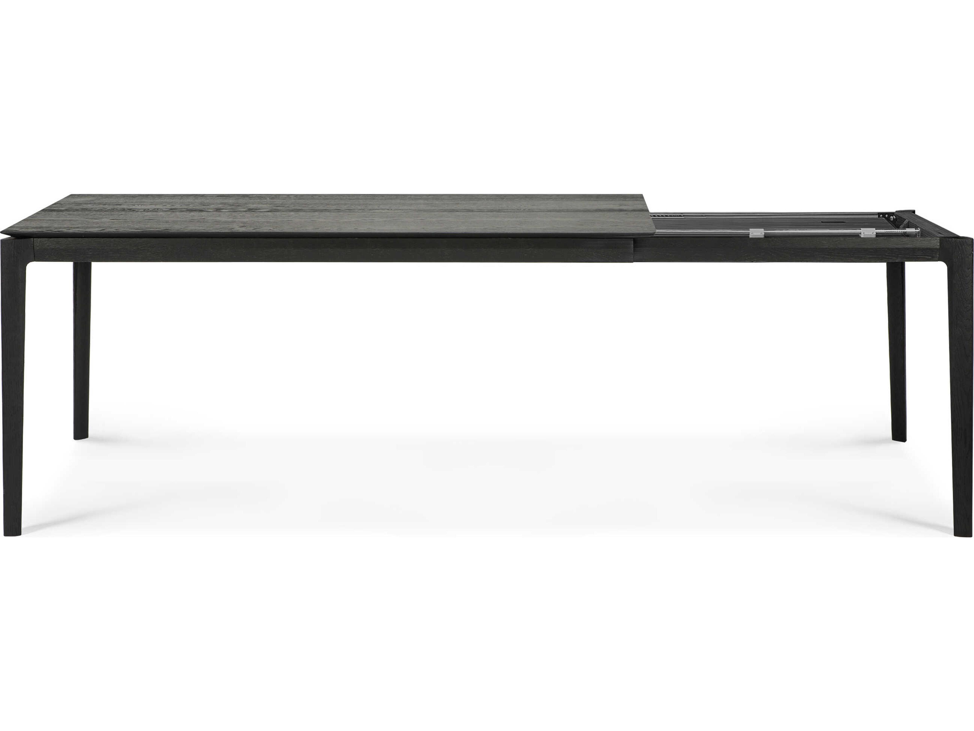 Ethnicraft Bok Oak Black Extendable Dining Table