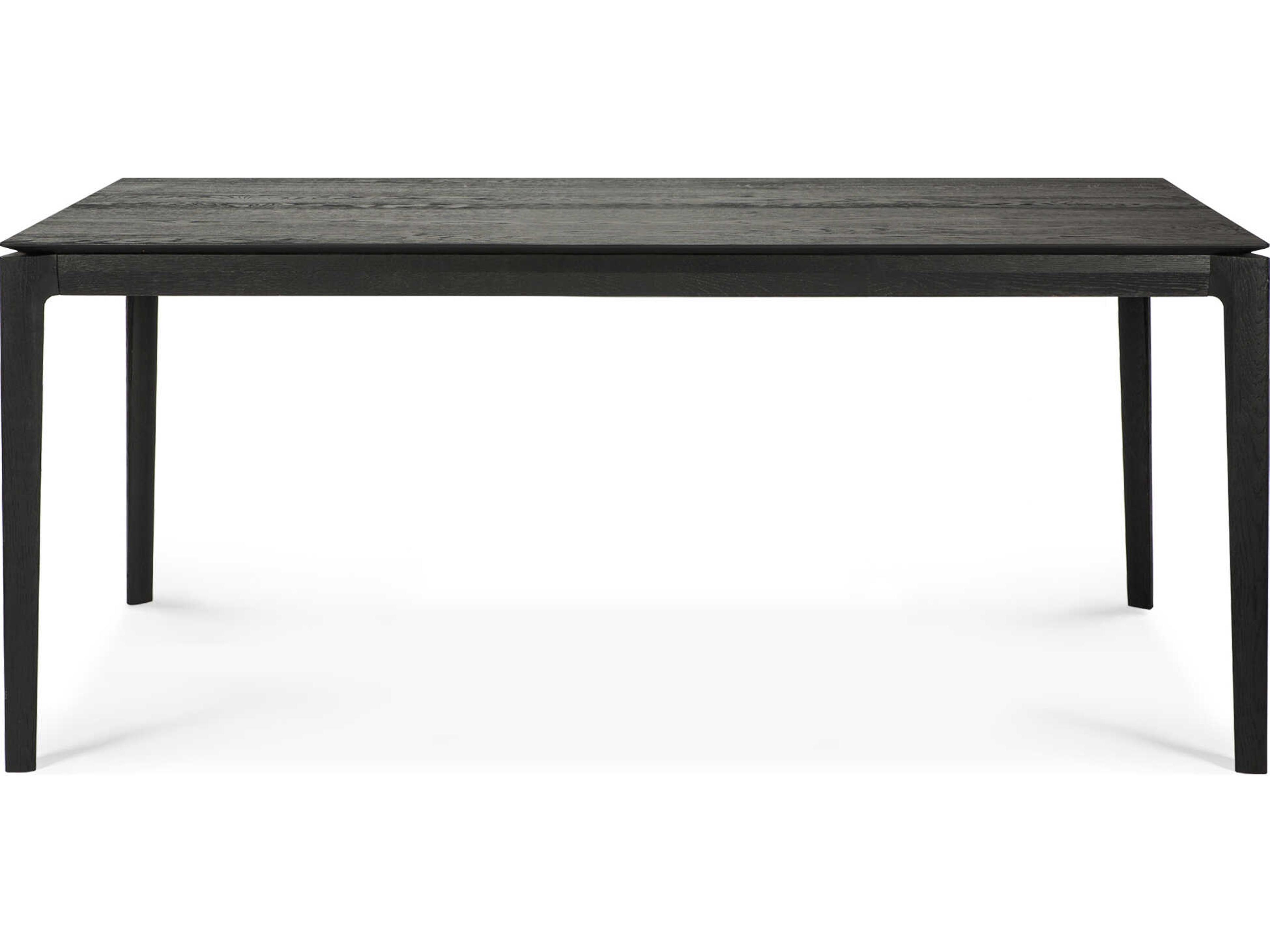 Ethnicraft Bok Oak Black Extendable Dining Table