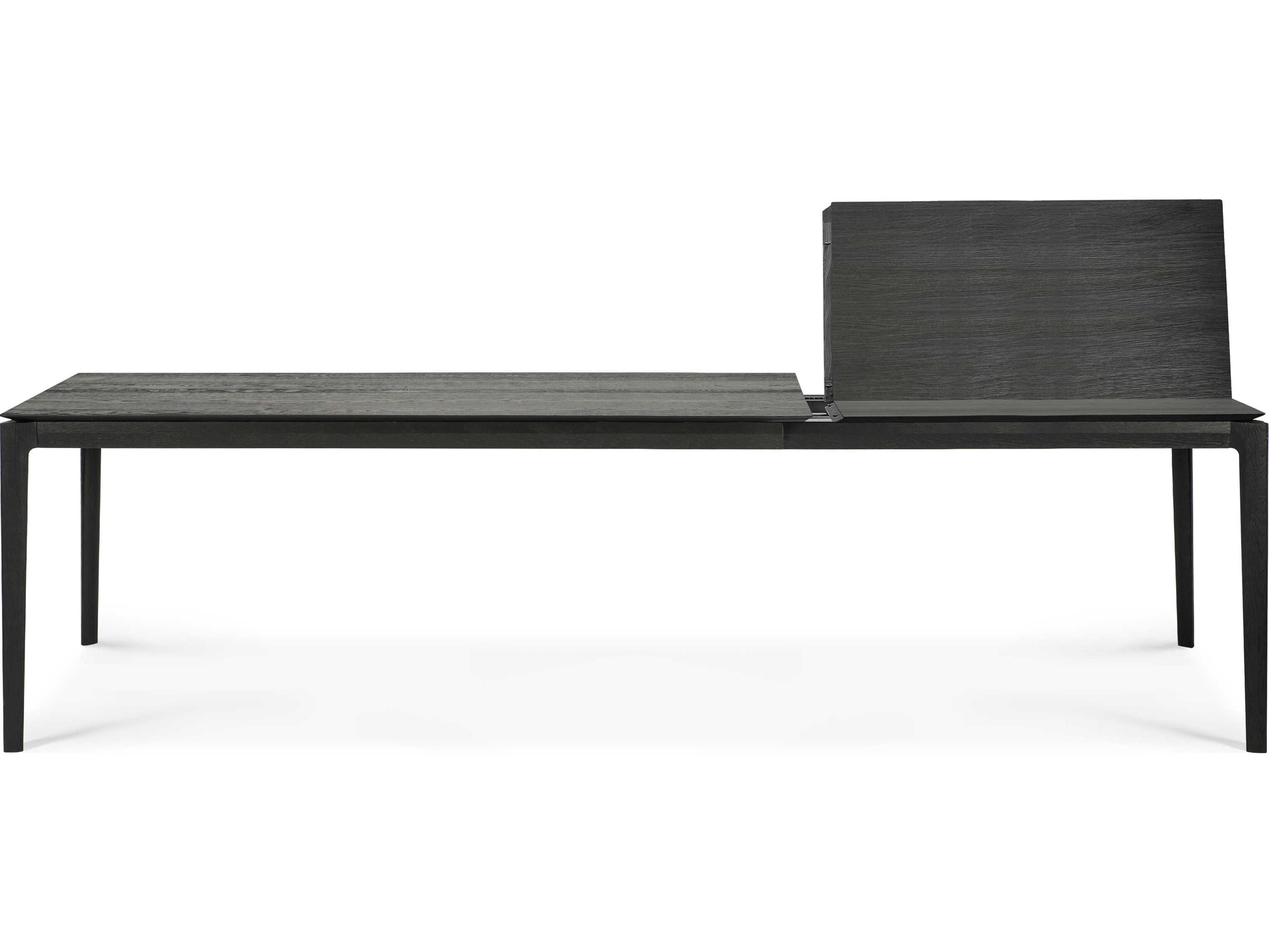 Ethnicraft Bok Oak Black Extendable Dining Table
