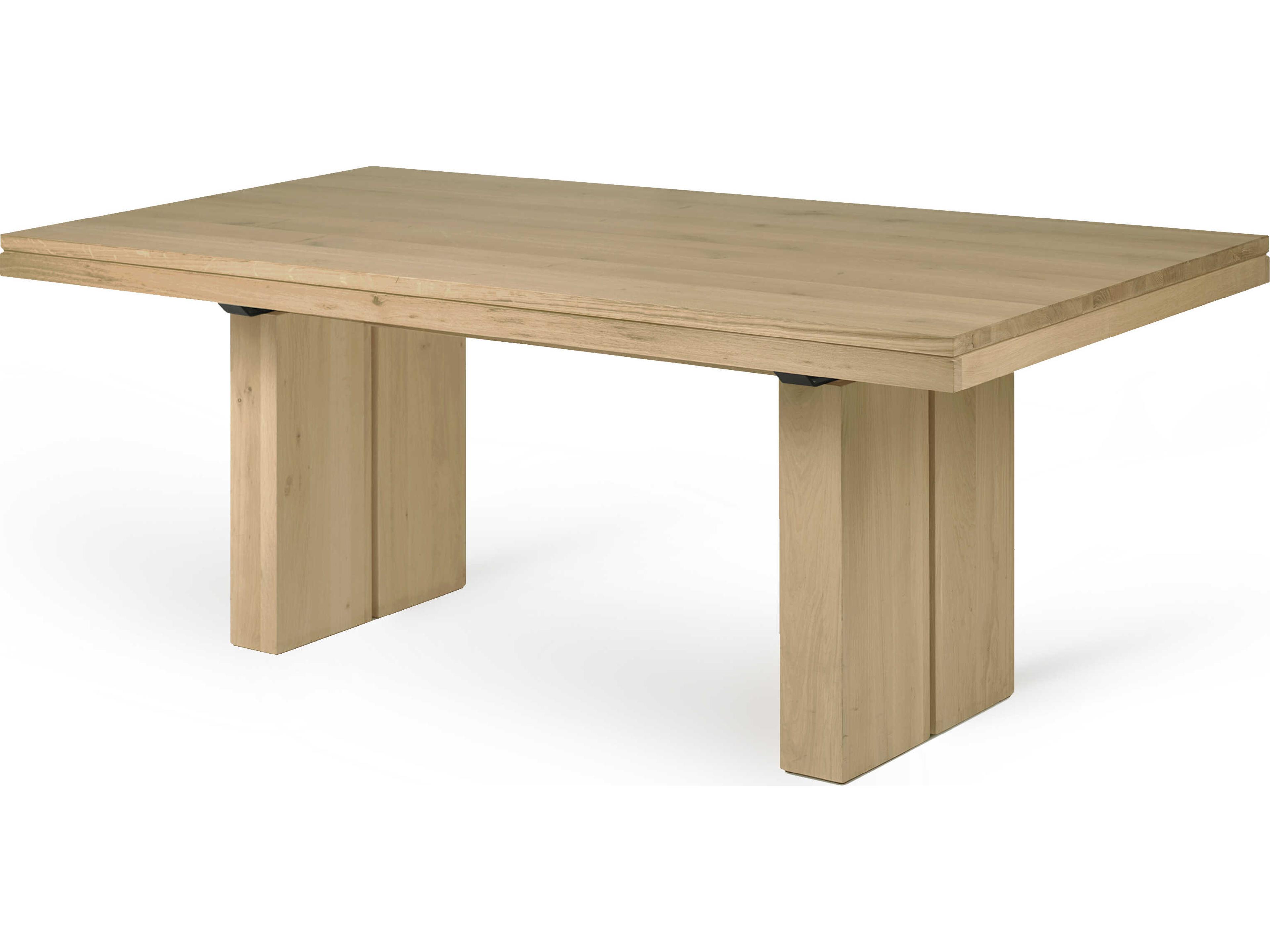 Ethnicraft Double Oak Extendable Dining Table