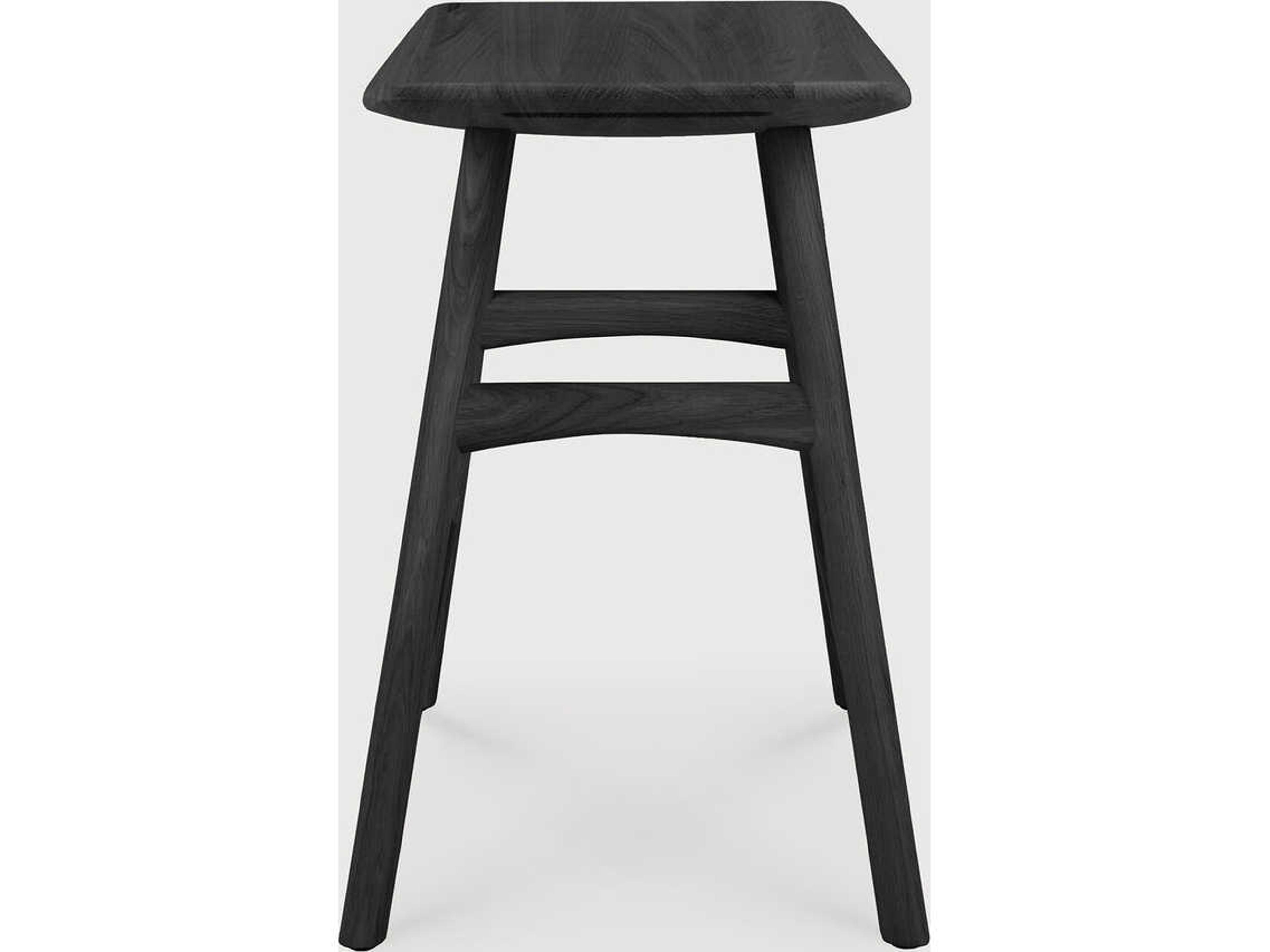 Ethnicraft Osso Oak Black Stool