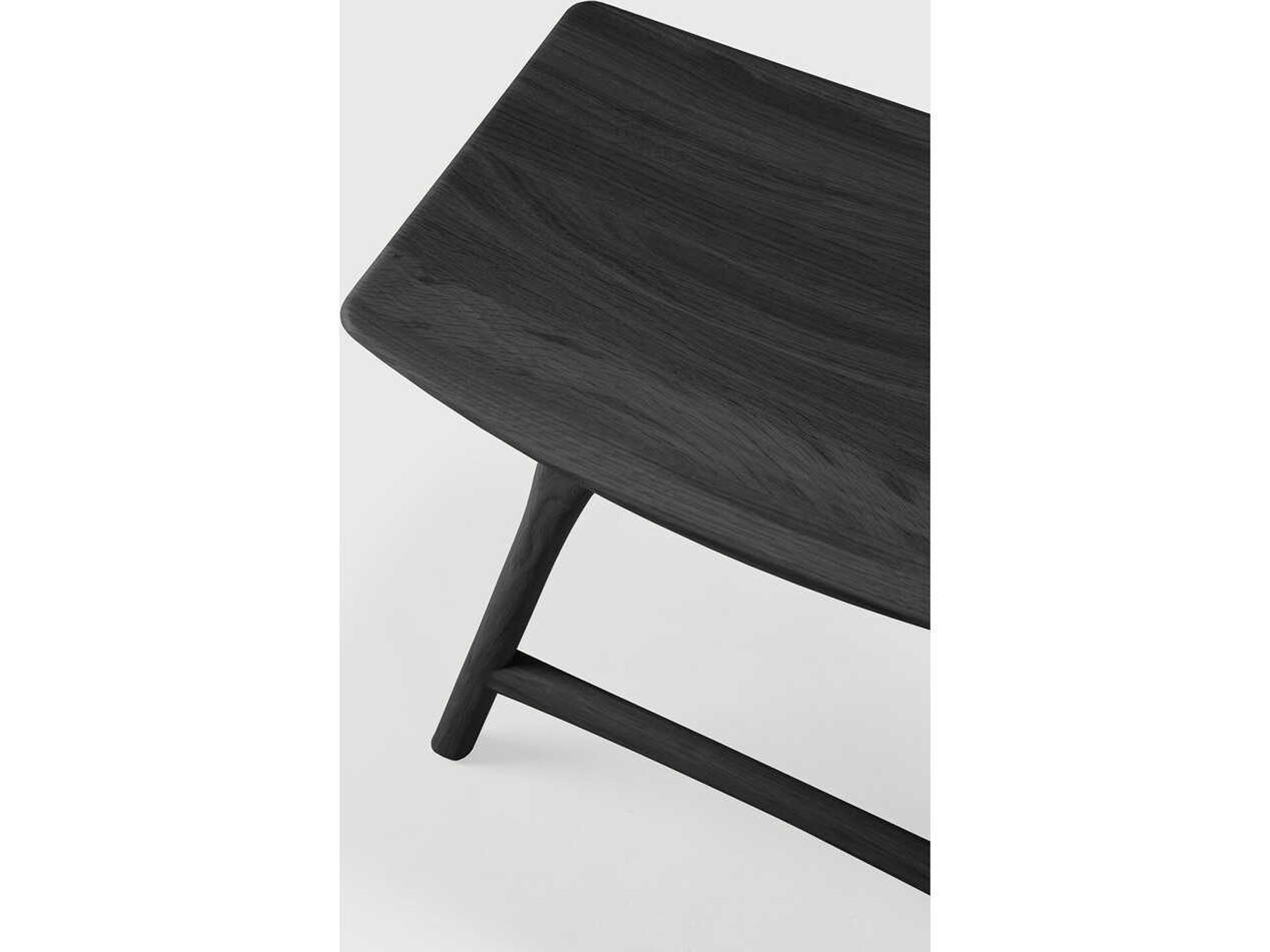 Ethnicraft Osso Oak Black Stool