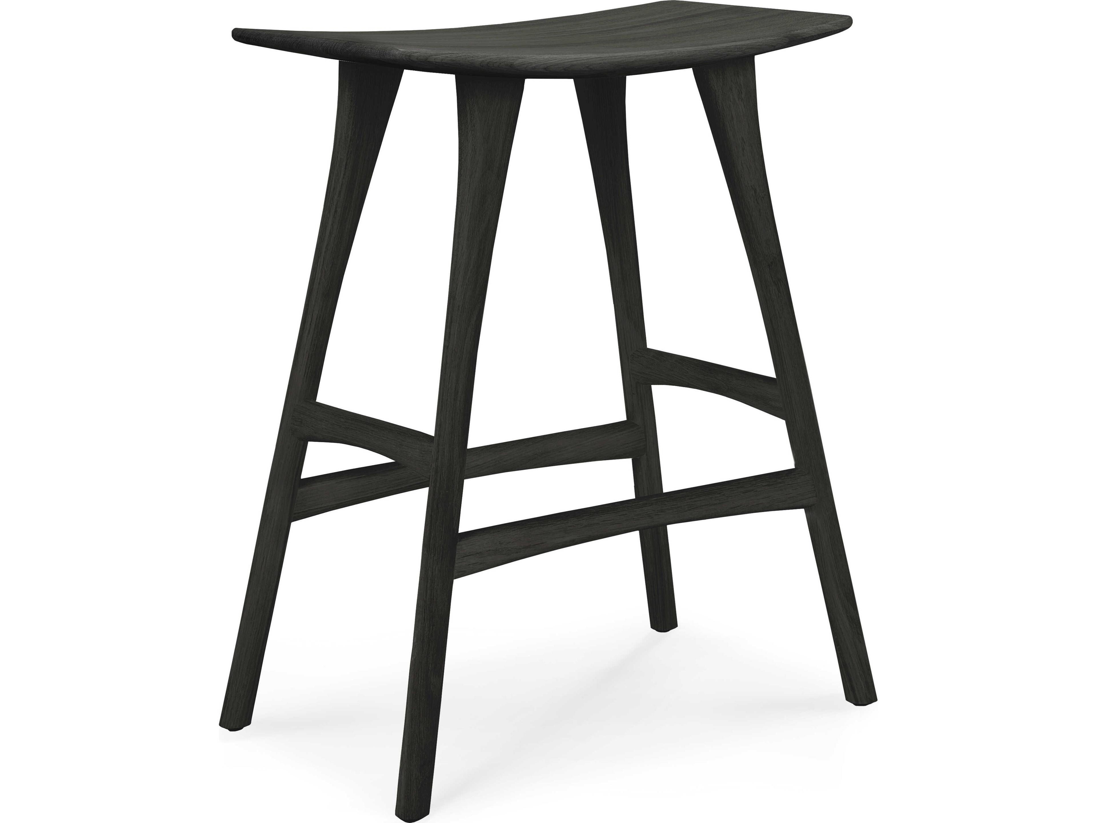 Osso Counter Stool Black Varnished Oak