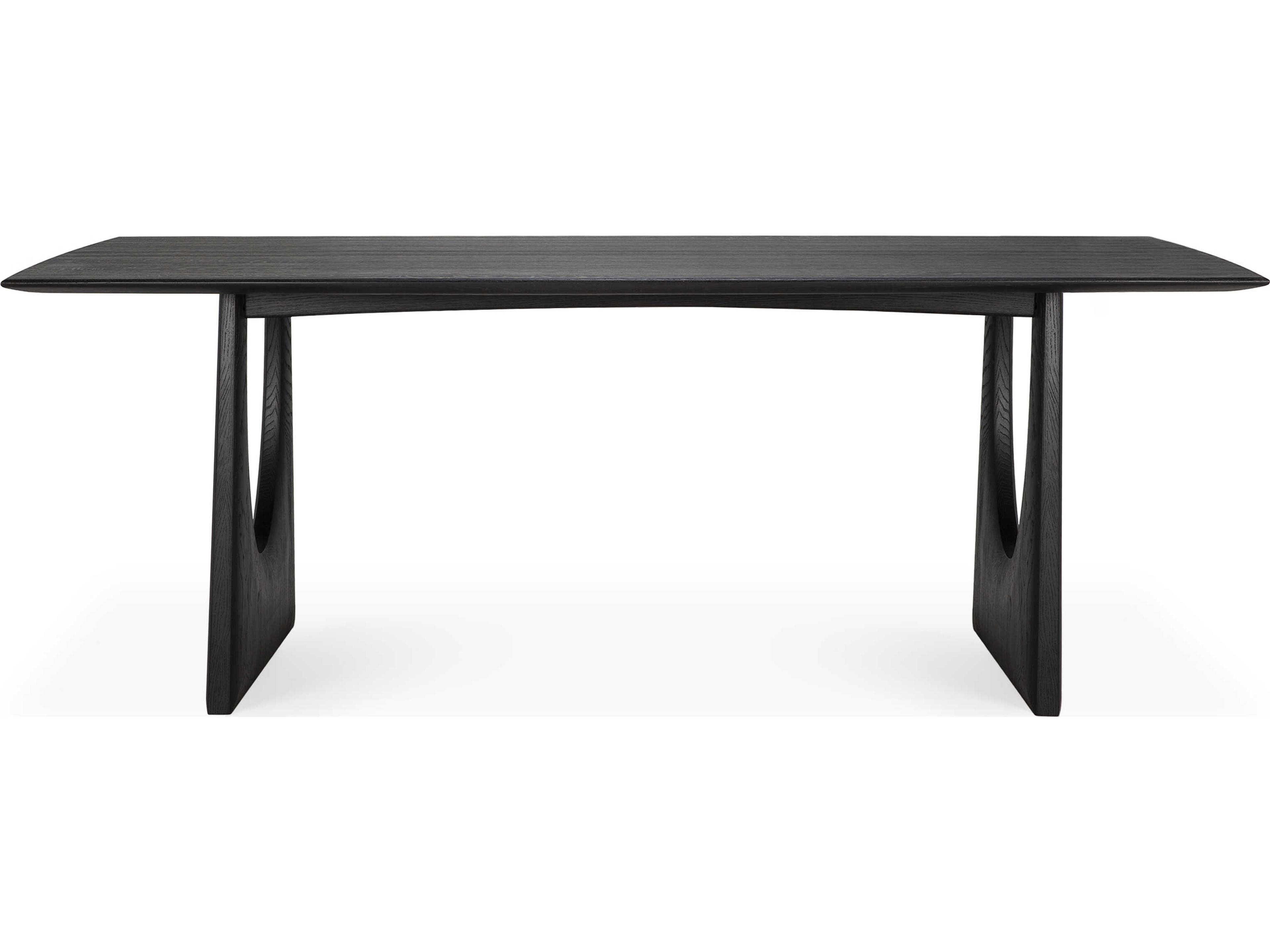 Ethnicraft Geometric Oak Black Dining Table