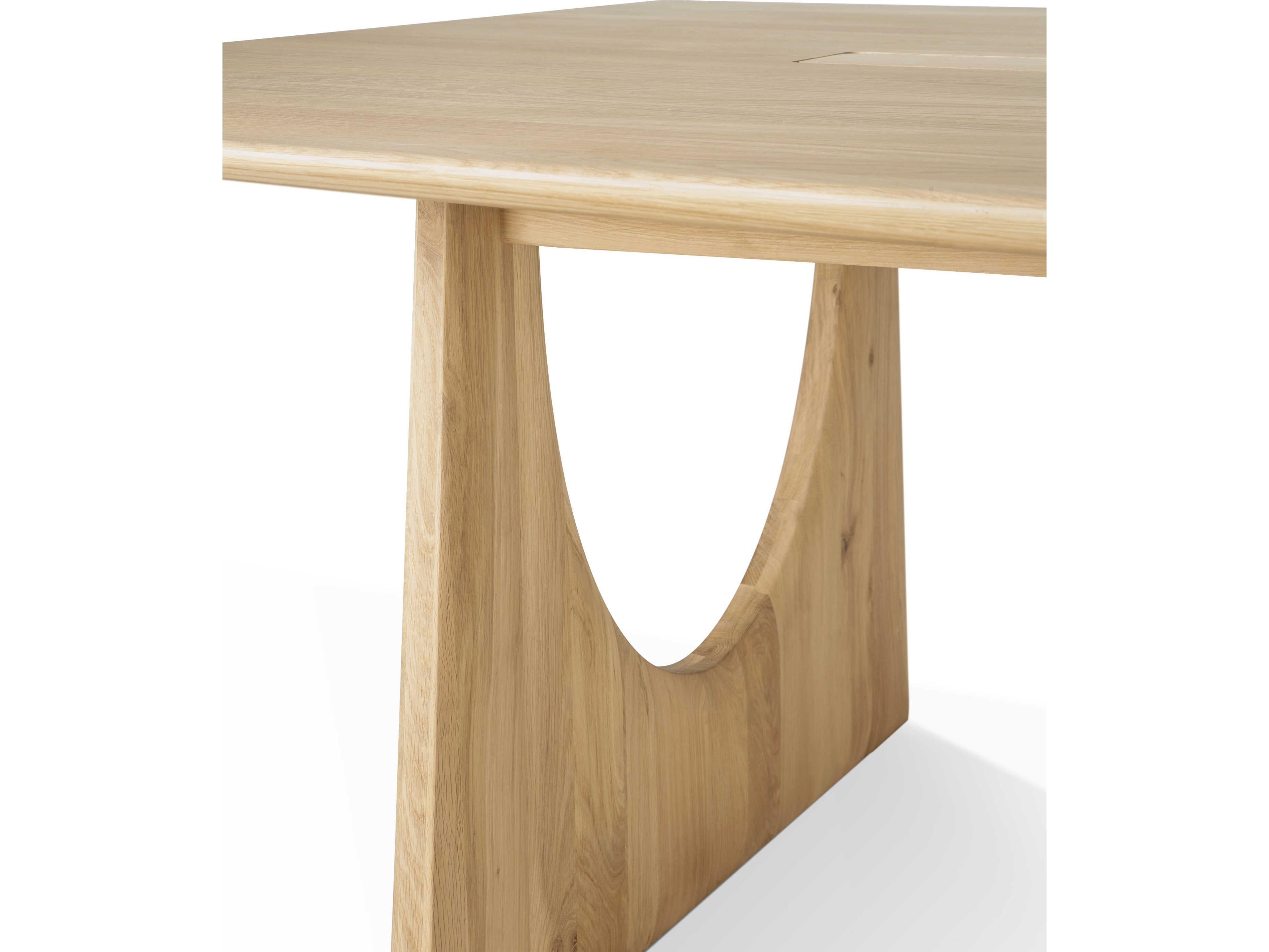 Ethnicraft Geometric Oak Meeting Table