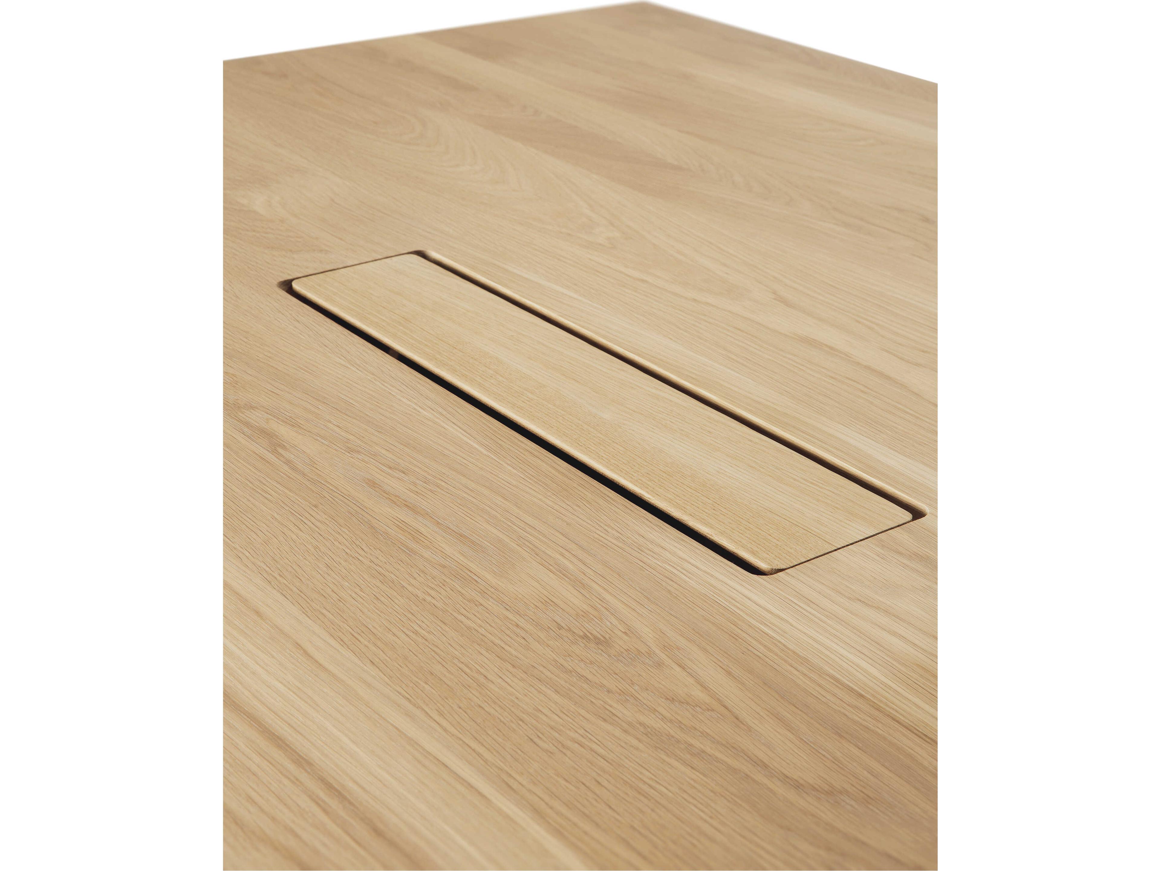 Ethnicraft Geometric Oak Meeting Table