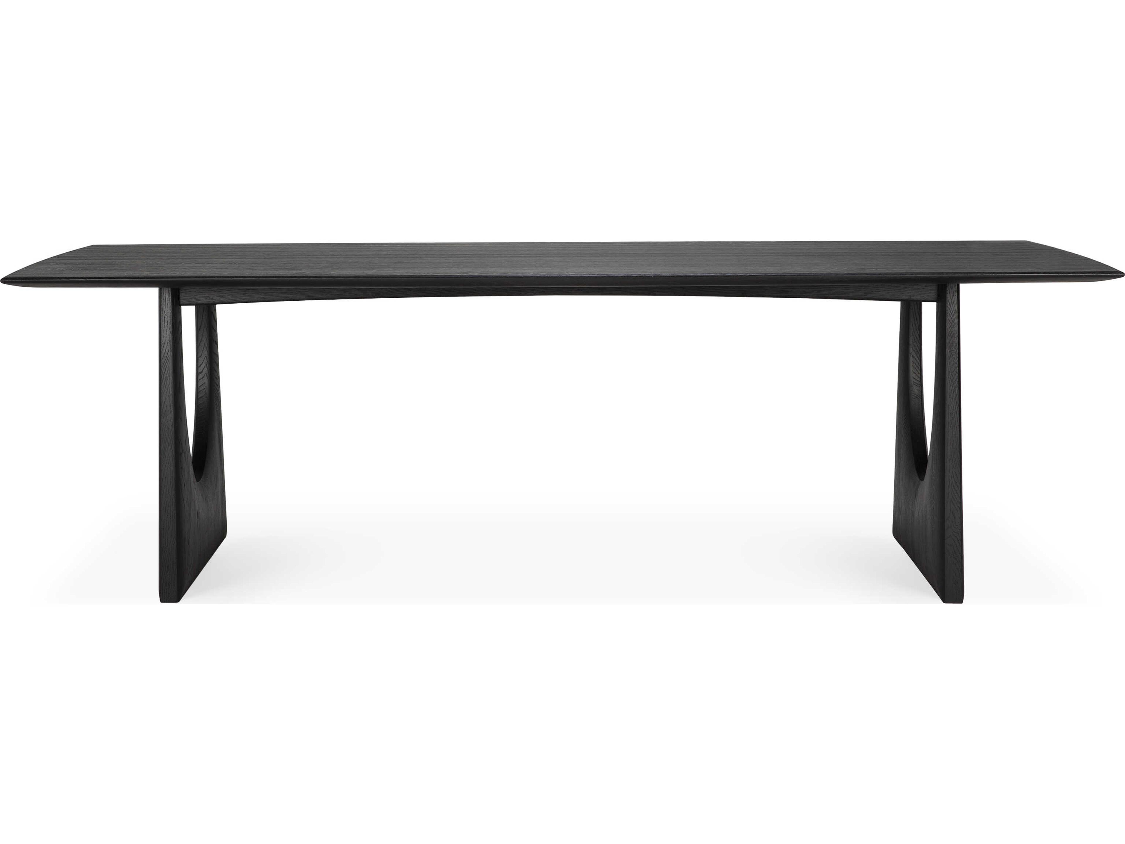 Ethnicraft Geometric Oak Black Dining Table
