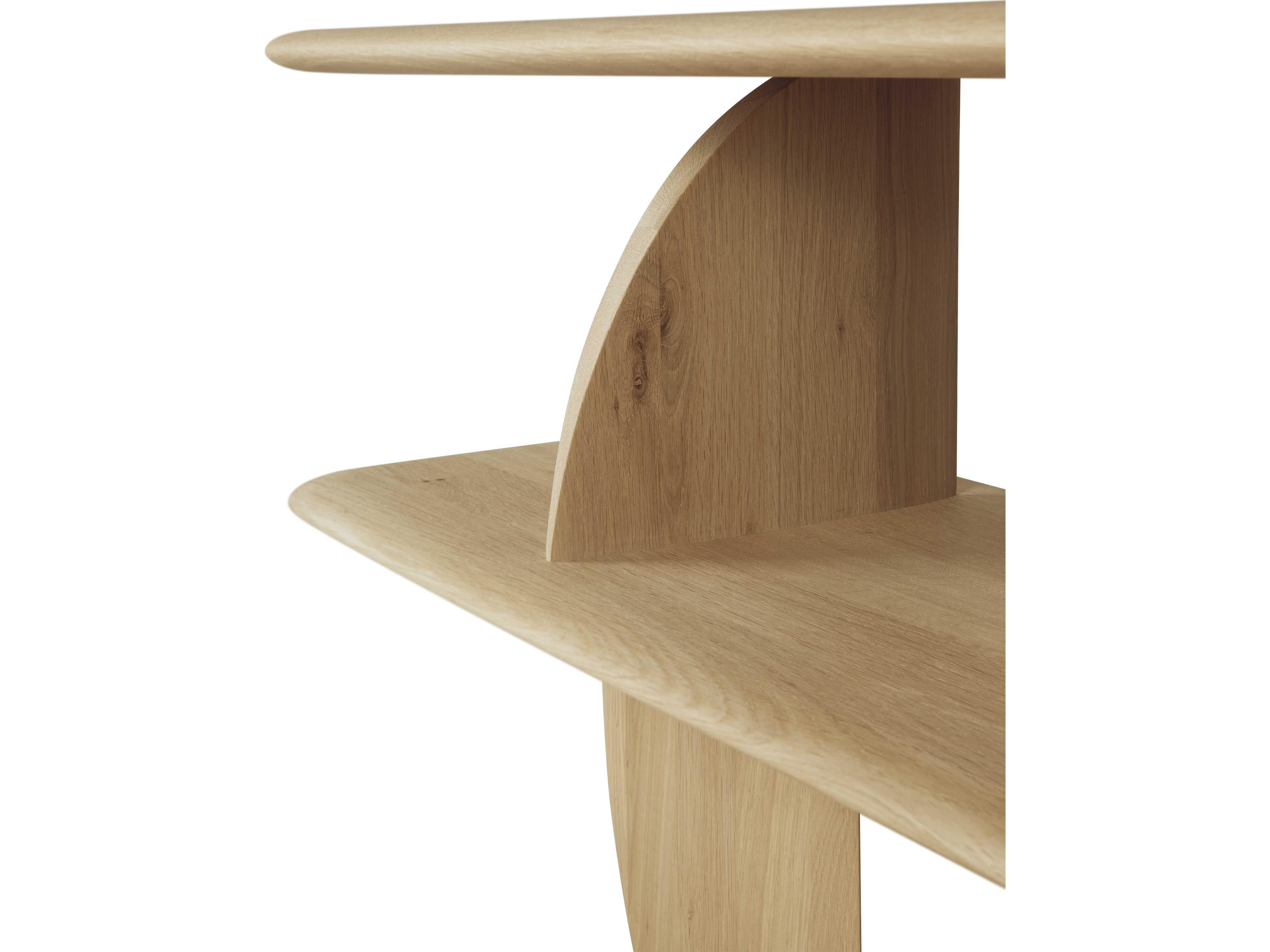 Ethnicraft Geometric Oak Sofa Console