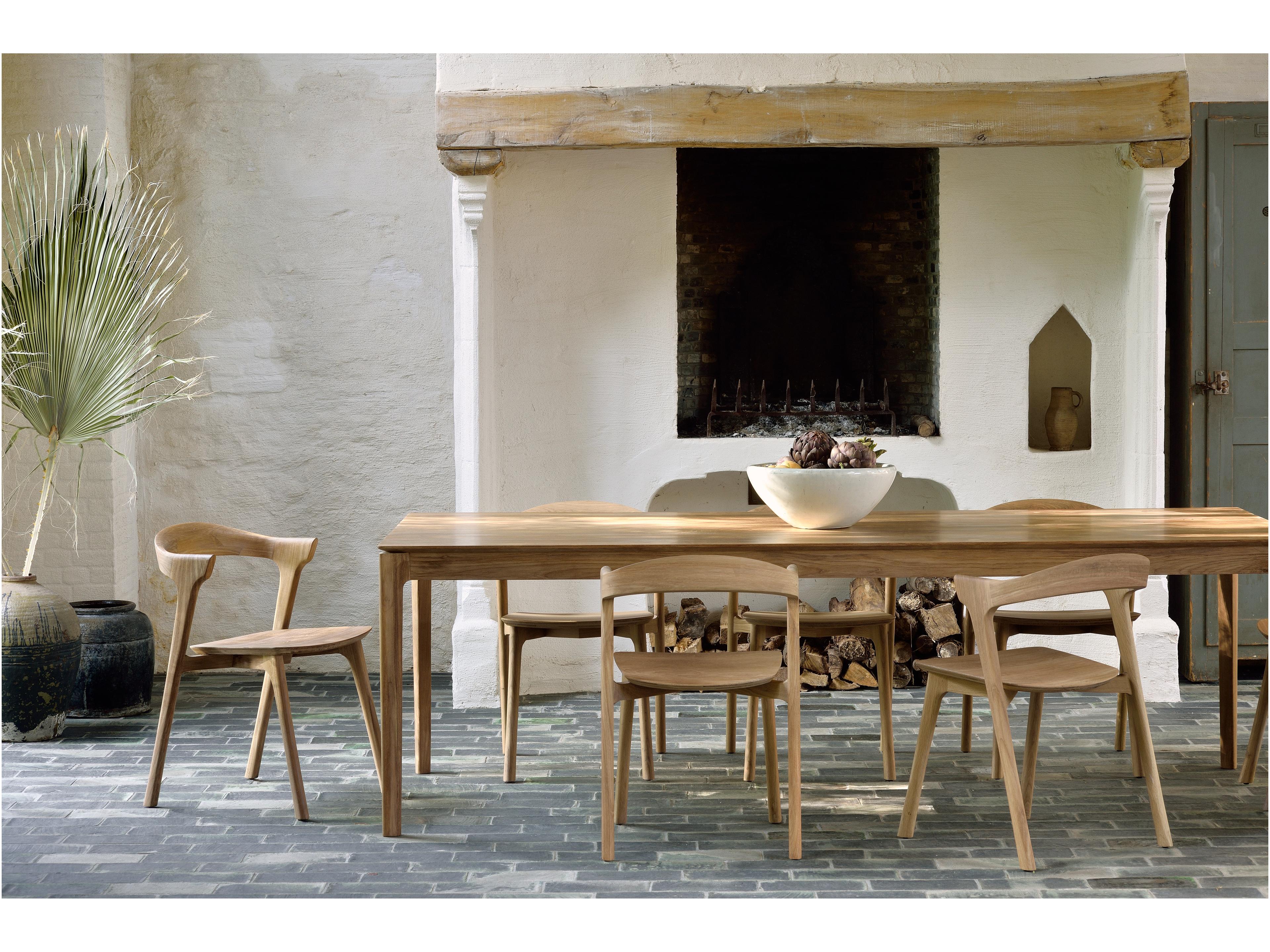 Bok Oak Wood Dining Room Set