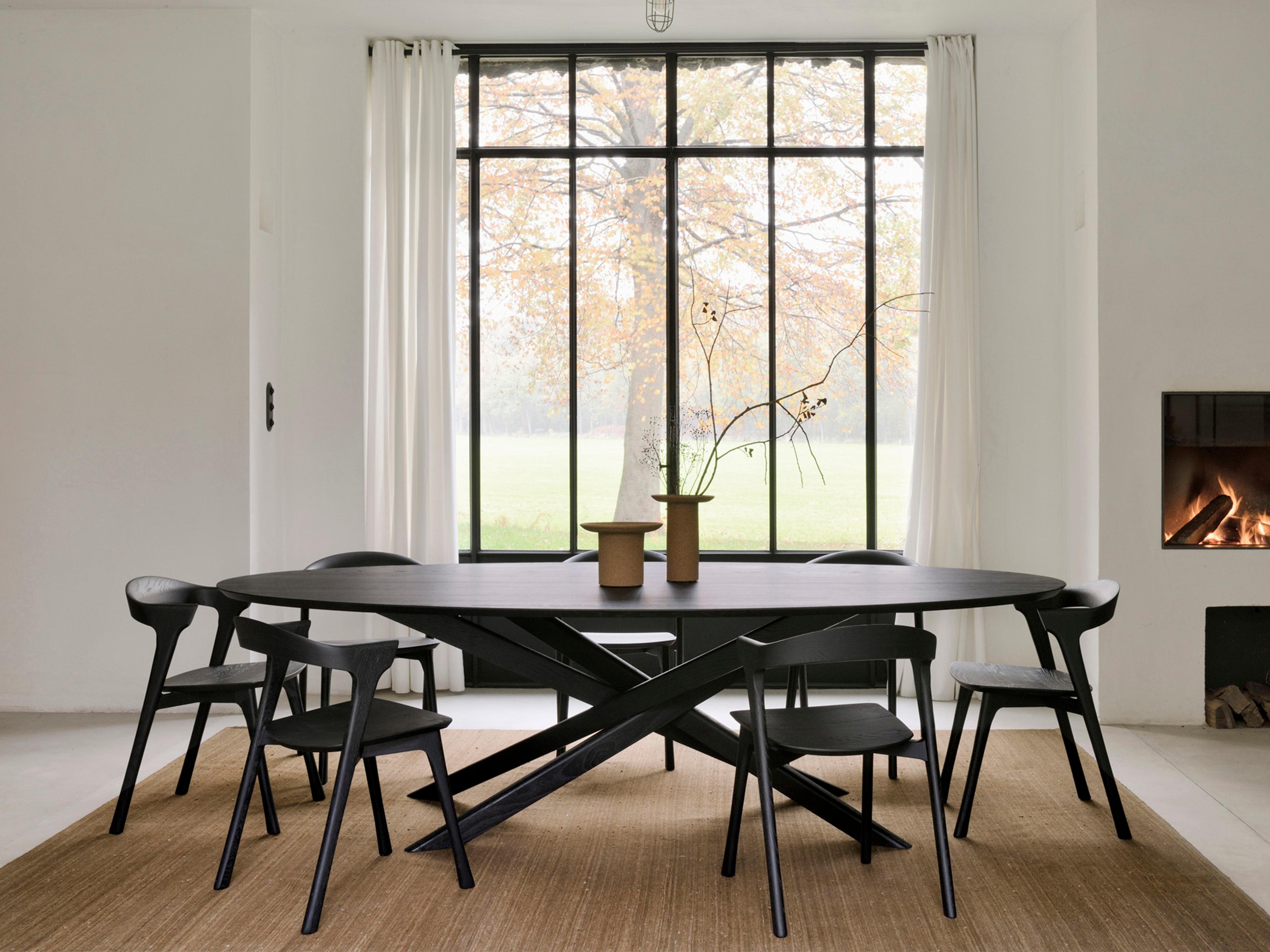 Mikado Oak Wood Dining Room Set