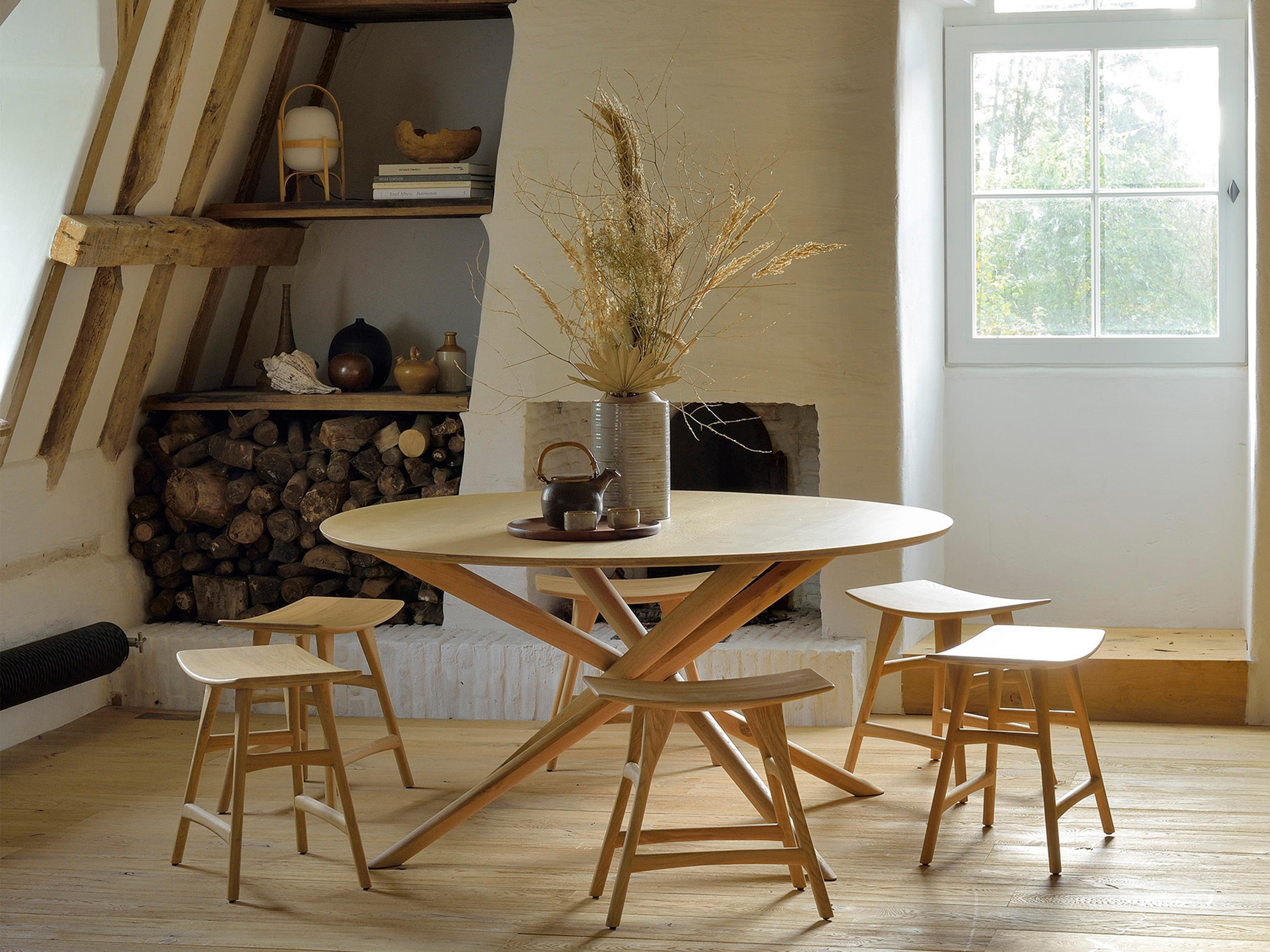 Mikado Oak Wood Dining Room Set