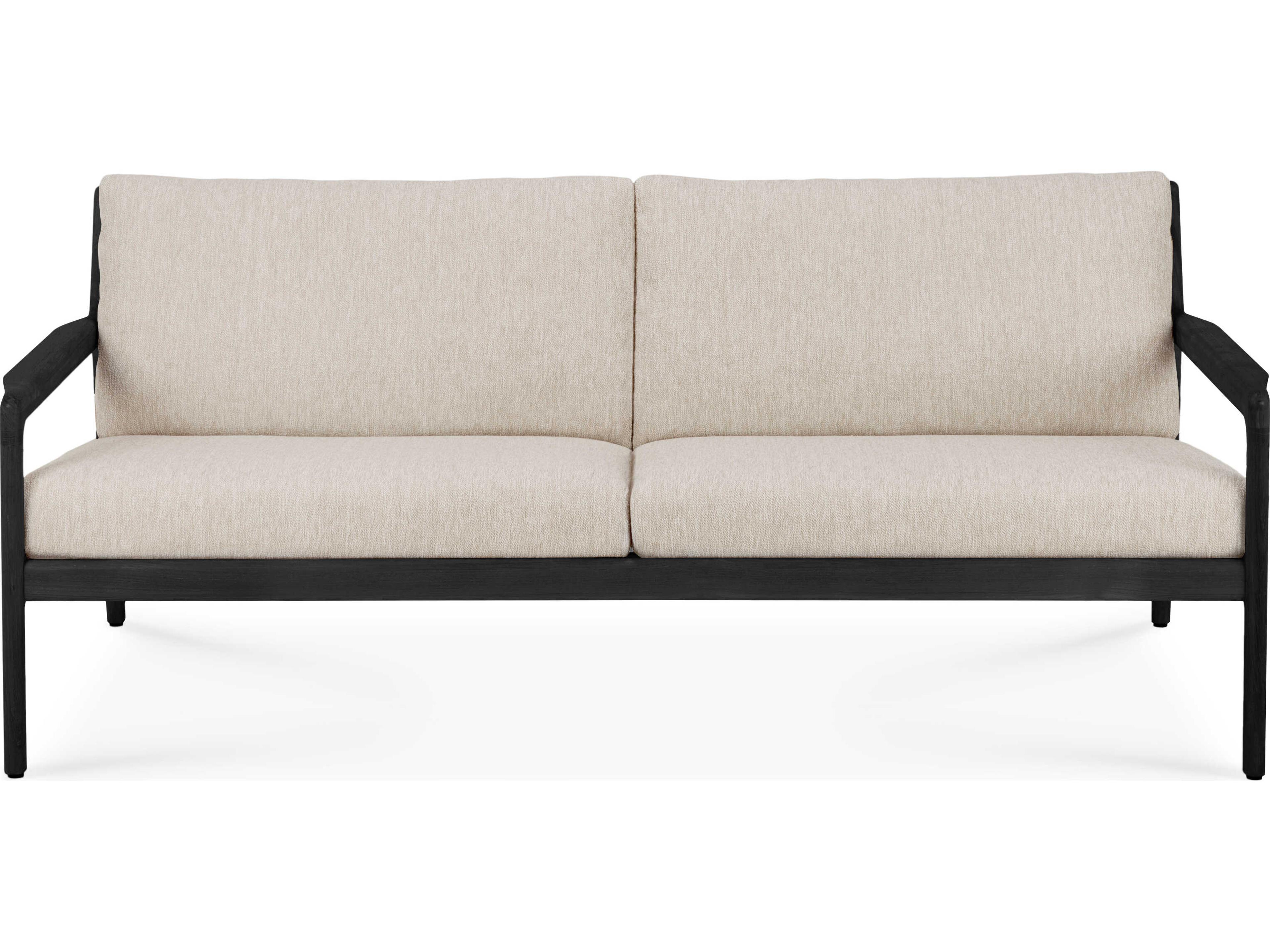 Ethnicraft Outdoor Jack Teak Black And Natural Sofa