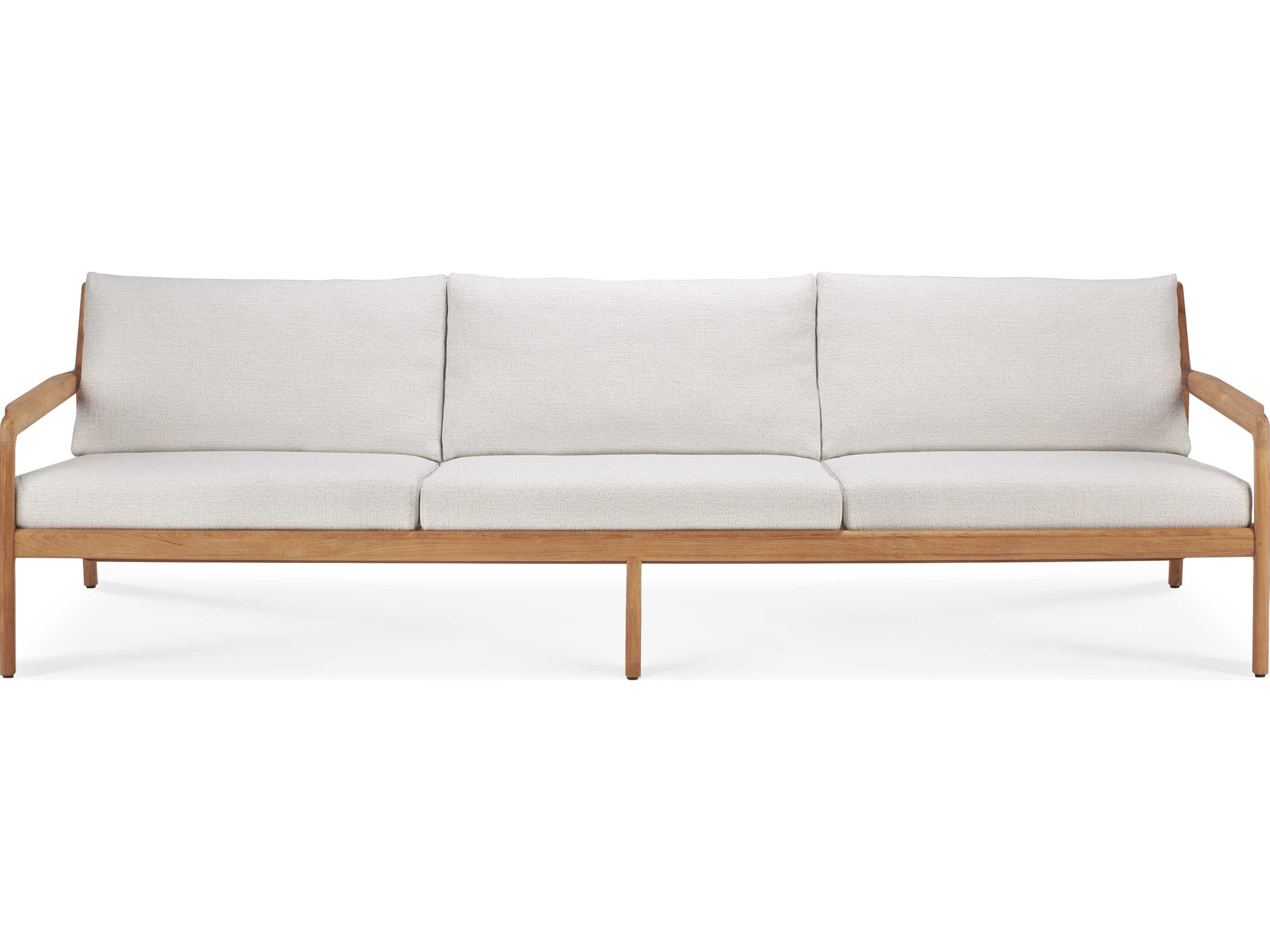 Jack Teak And Off White Sofa