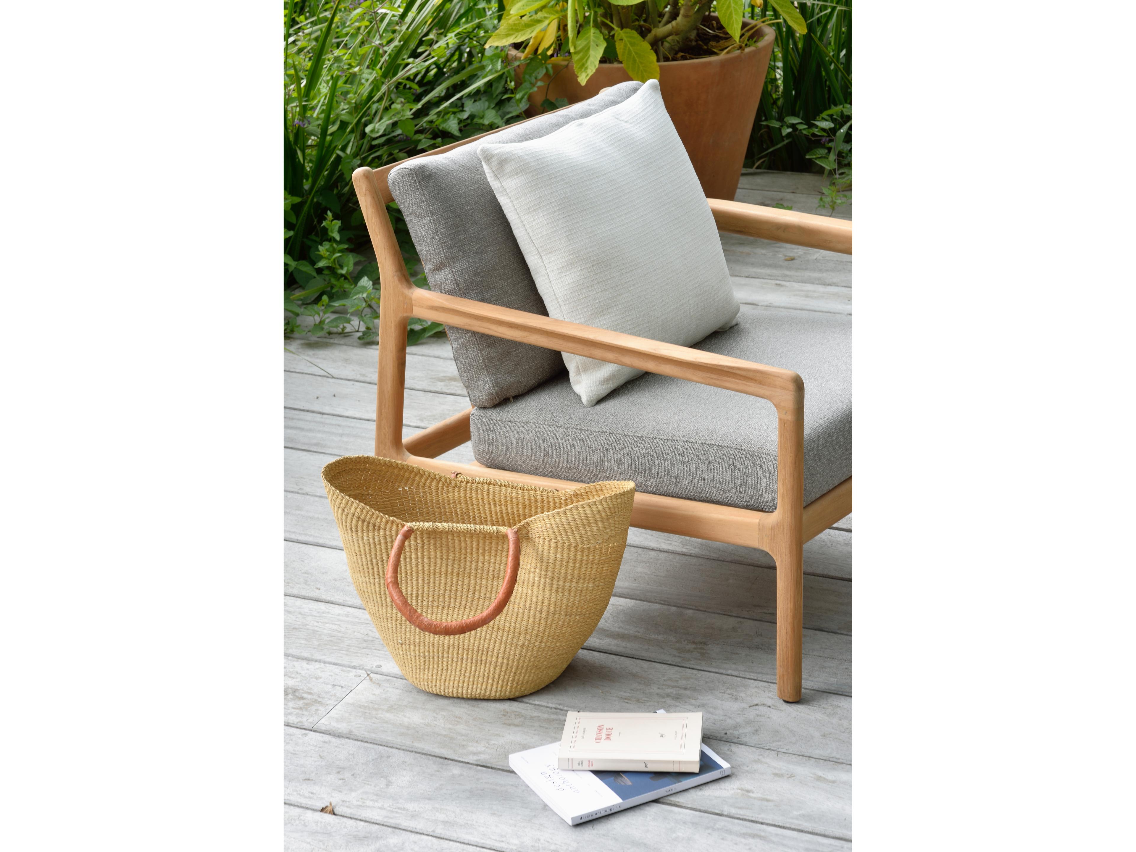 Ethnicraft Outdoor Jack Teak And Mocha Lounge Chair