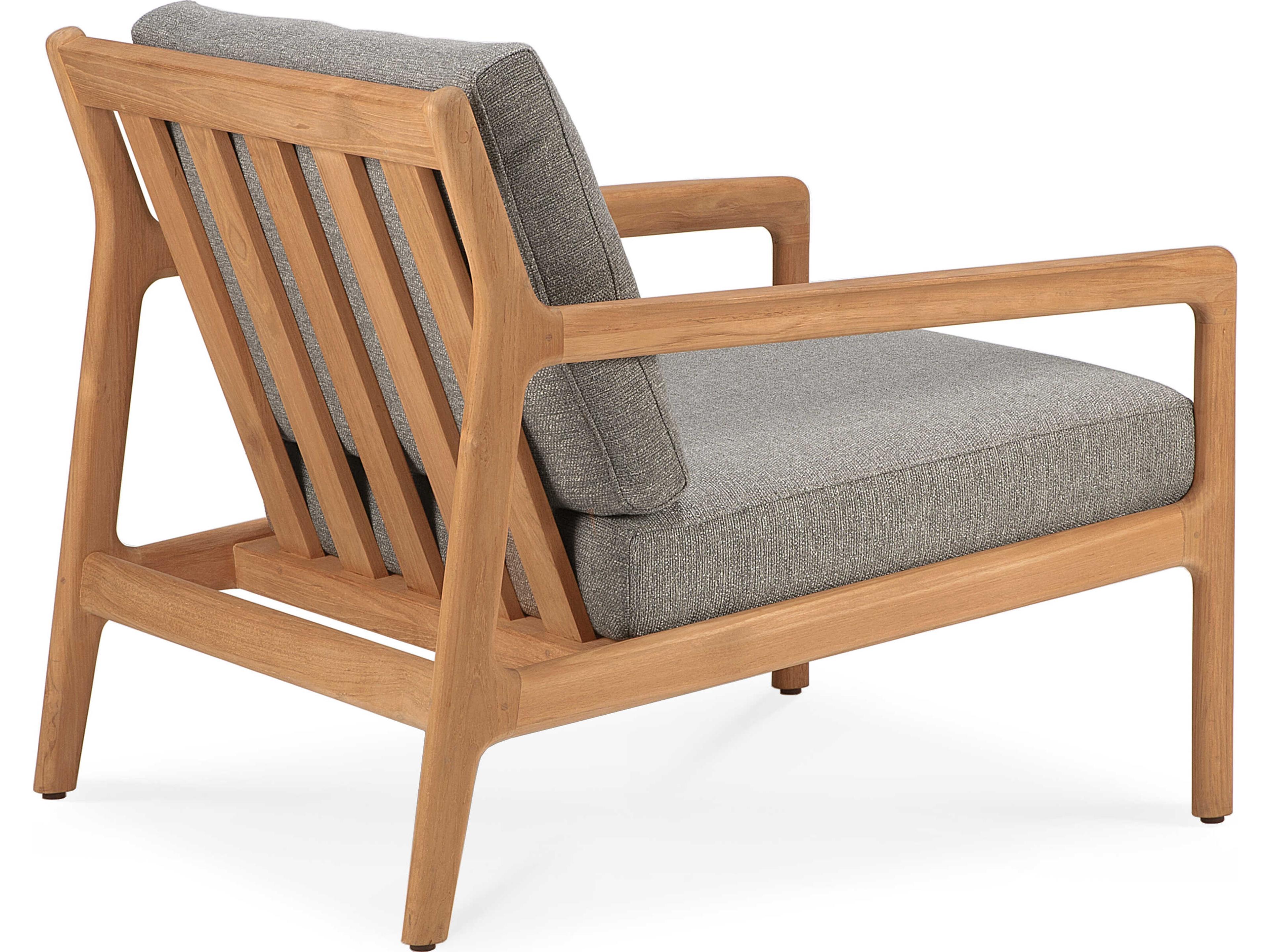 Ethnicraft Outdoor Jack Teak And Mocha Lounge Chair