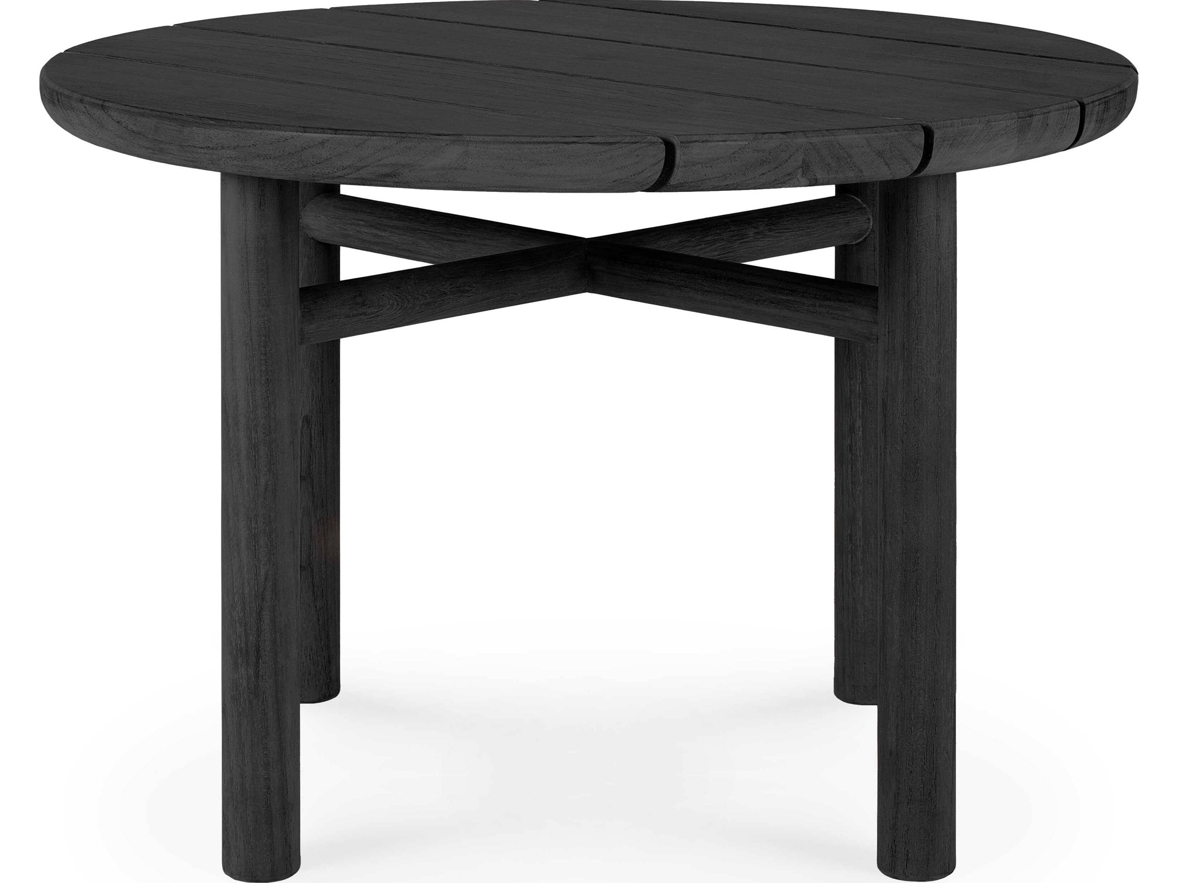 Ethnicraft Outdoor Quatro Teak Black Coffee Table
