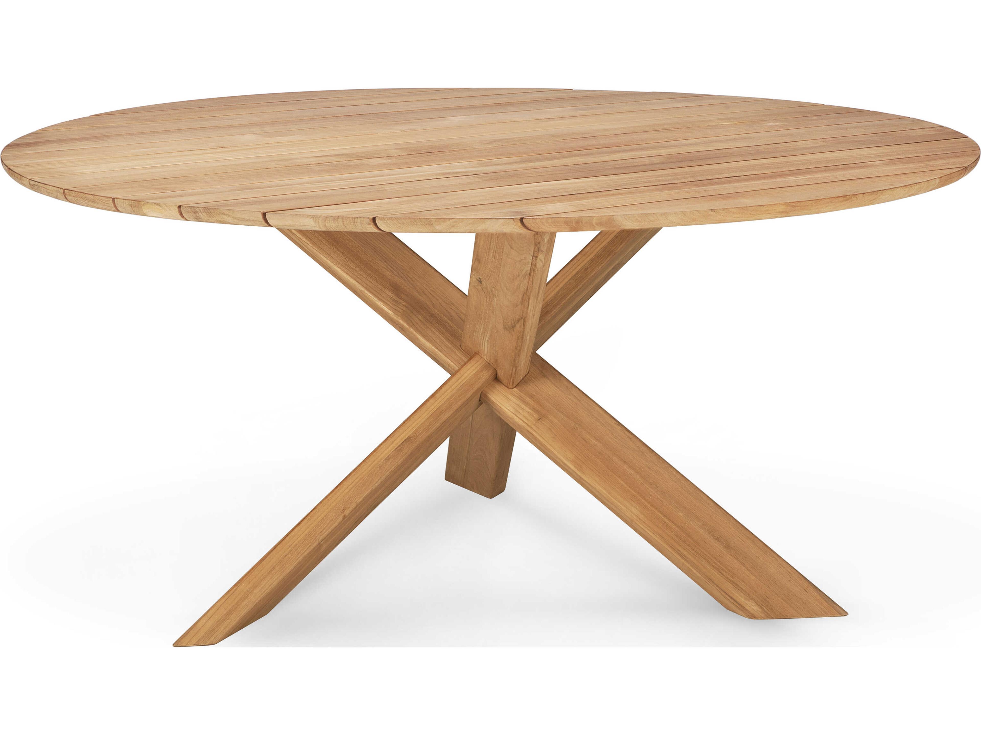 Circle Teak Dining Table