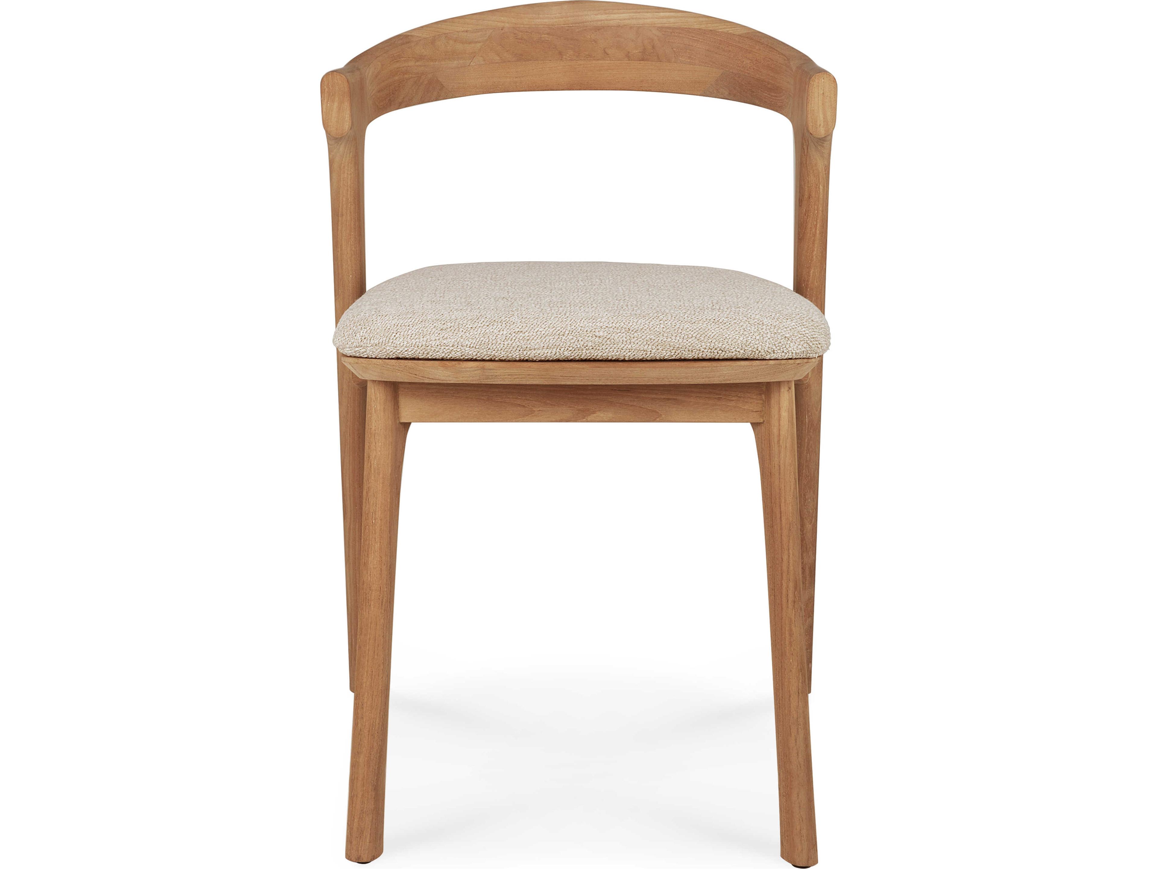 Ethnicraft Outdoor Bok Teak Dining Chair With Cushion