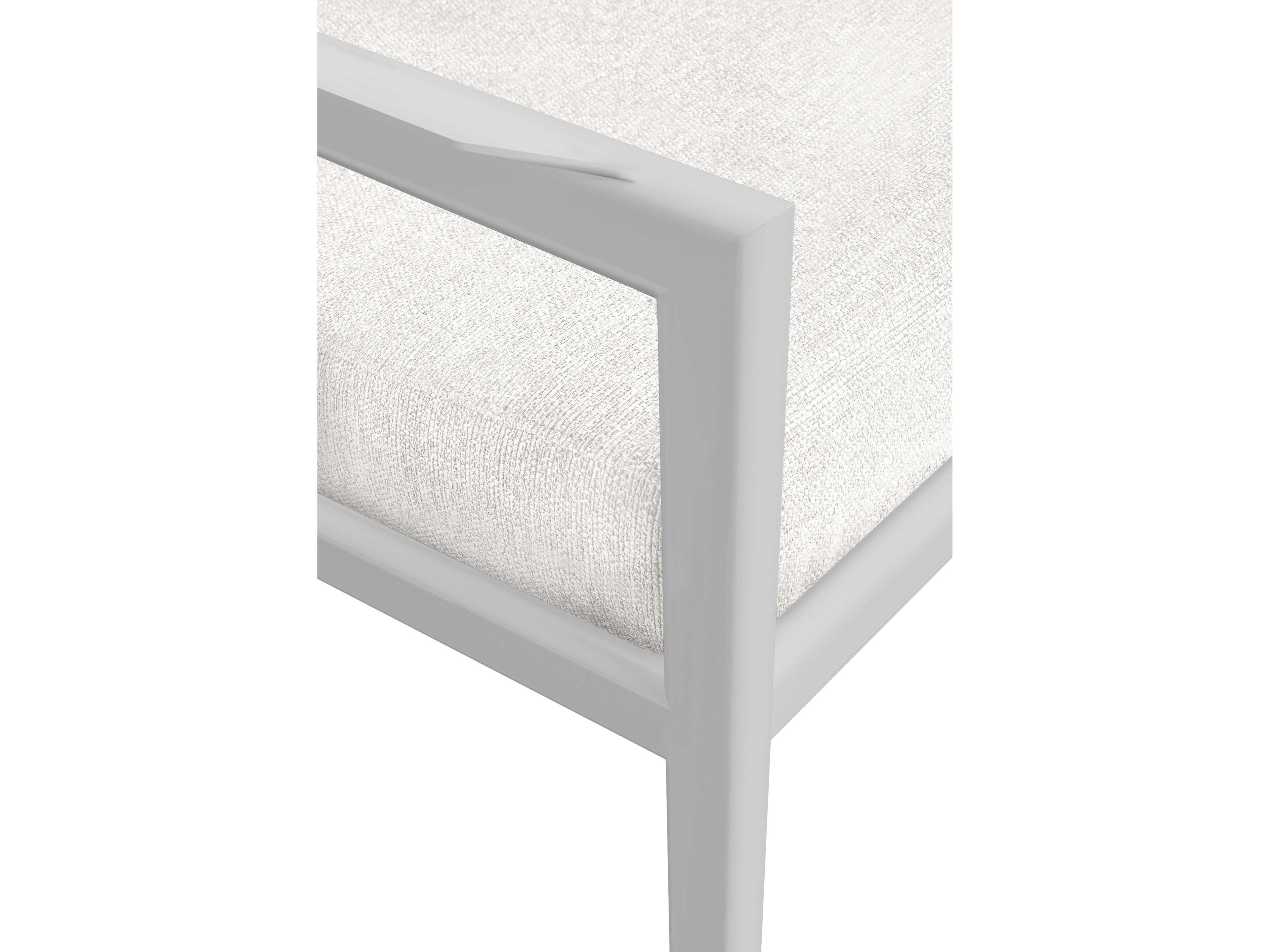 Ethnicraft Outdoor Jack Aluminium And Off White Lounge Chair