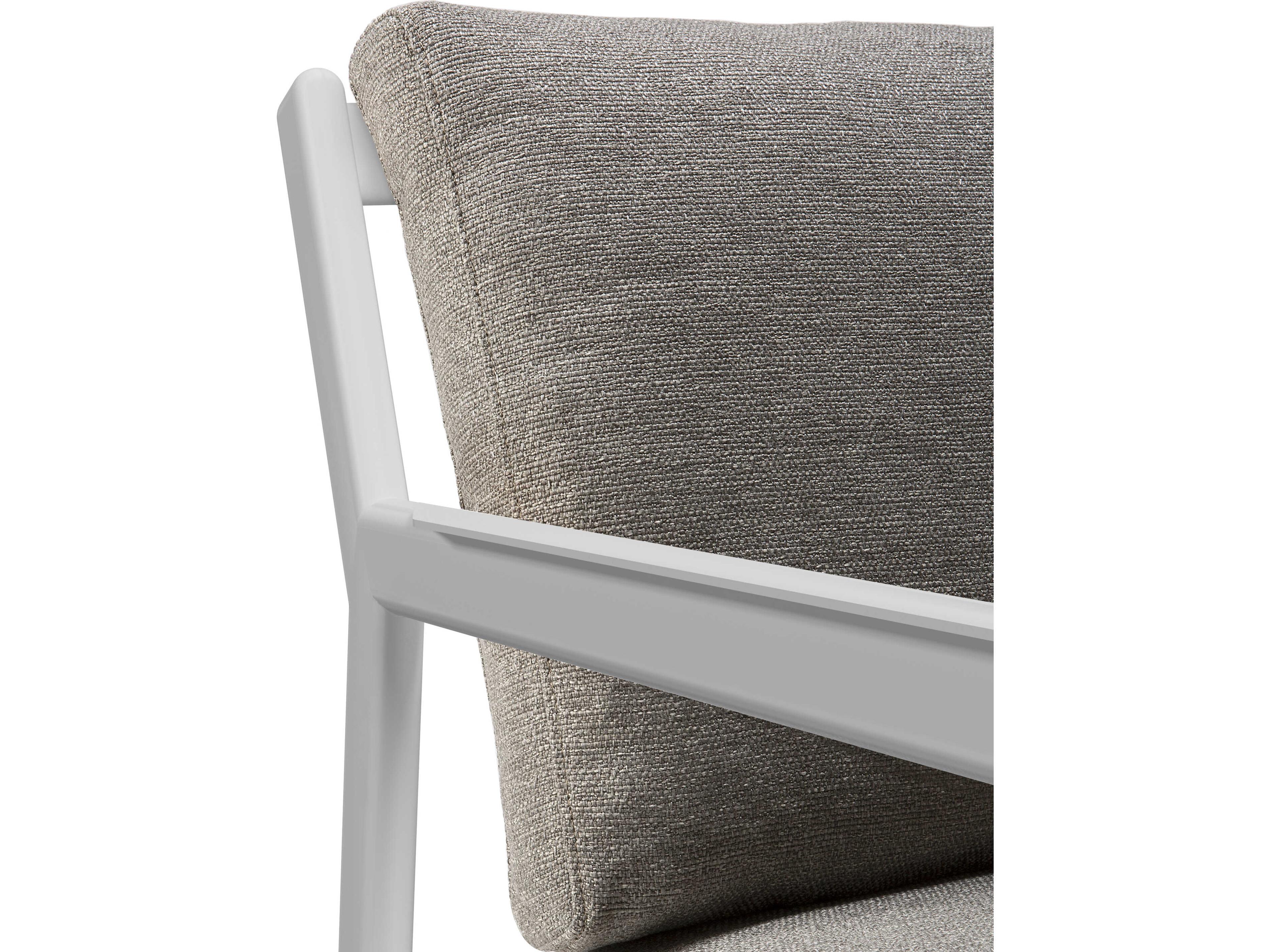 Ethnicraft Outdoor Jack Aluminium And Mocha Lounge Chair