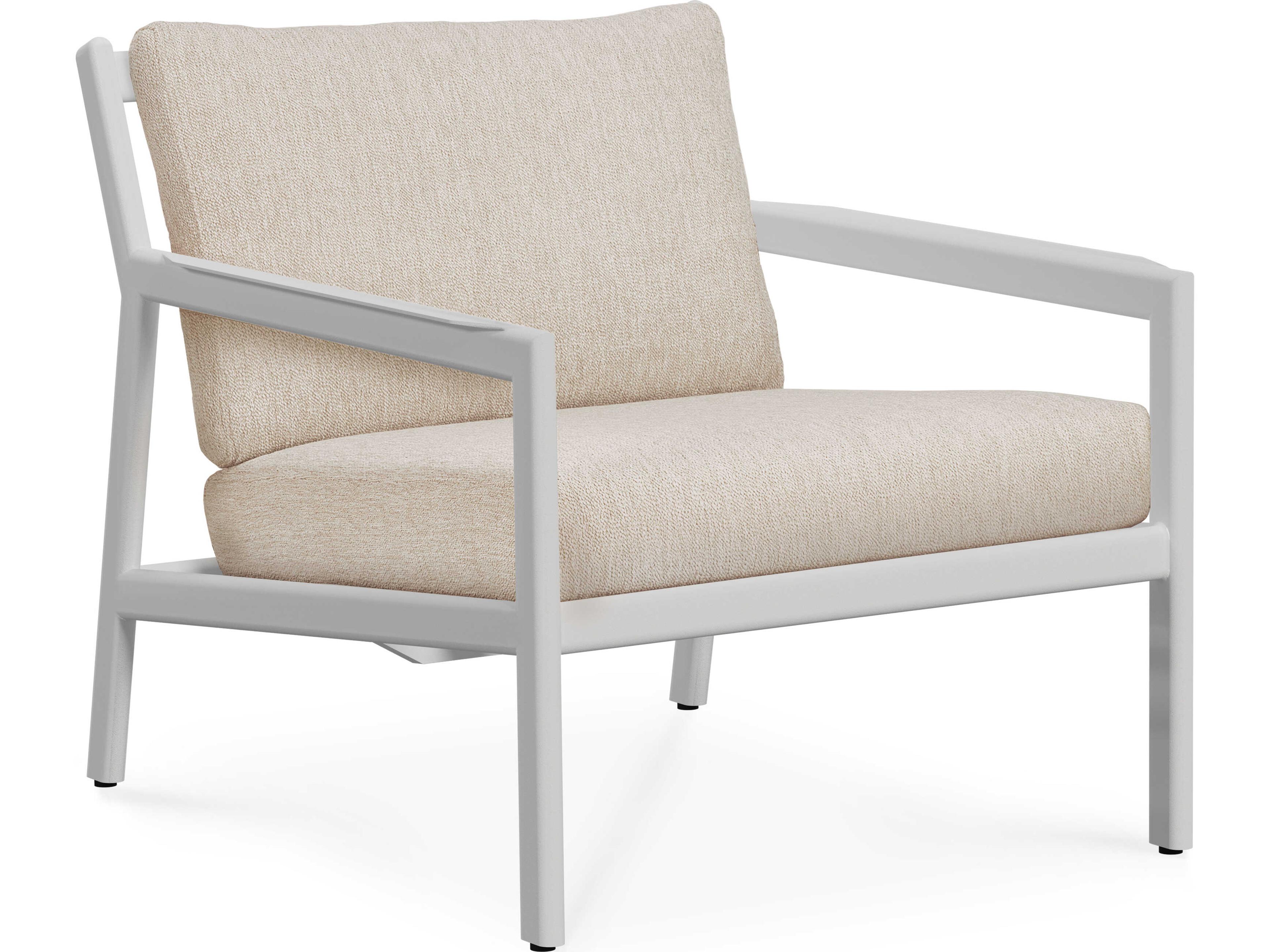 Jack Aluminium And Natural Lounge Chair