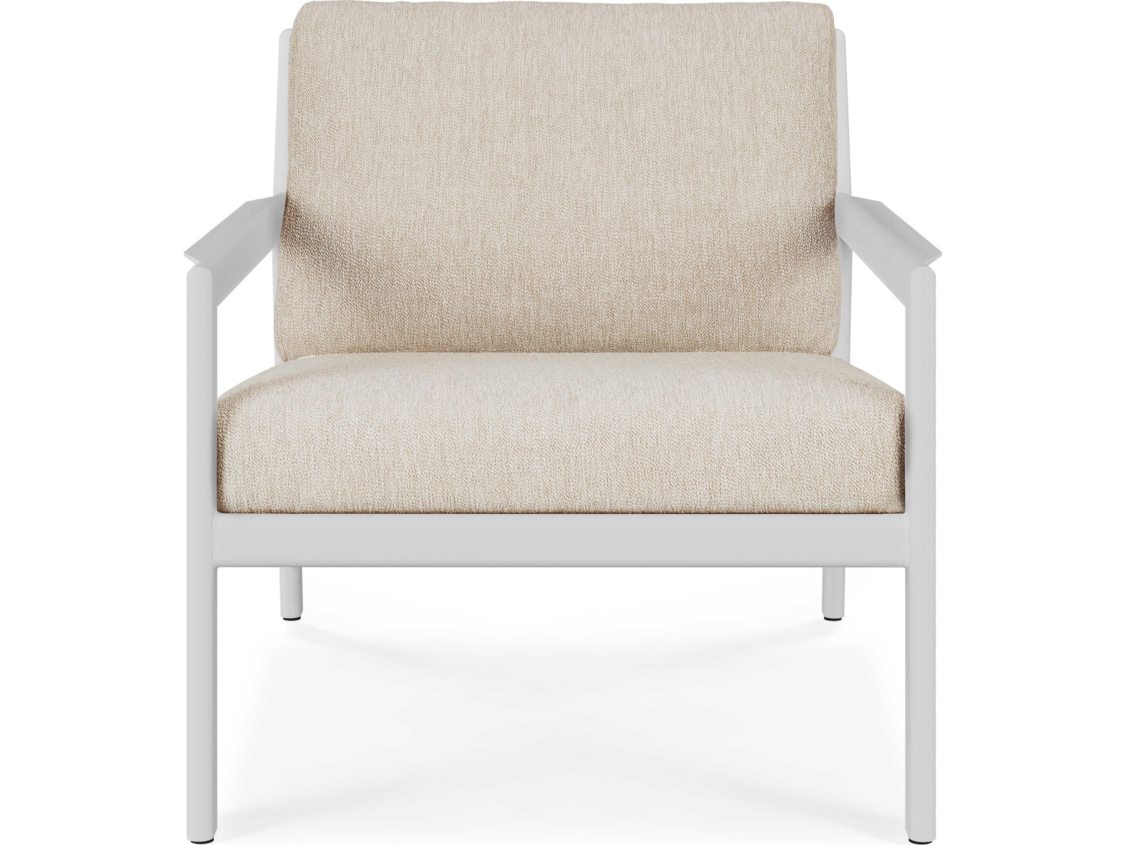 Ethnicraft Outdoor Jack Aluminium And Natural Lounge Chair