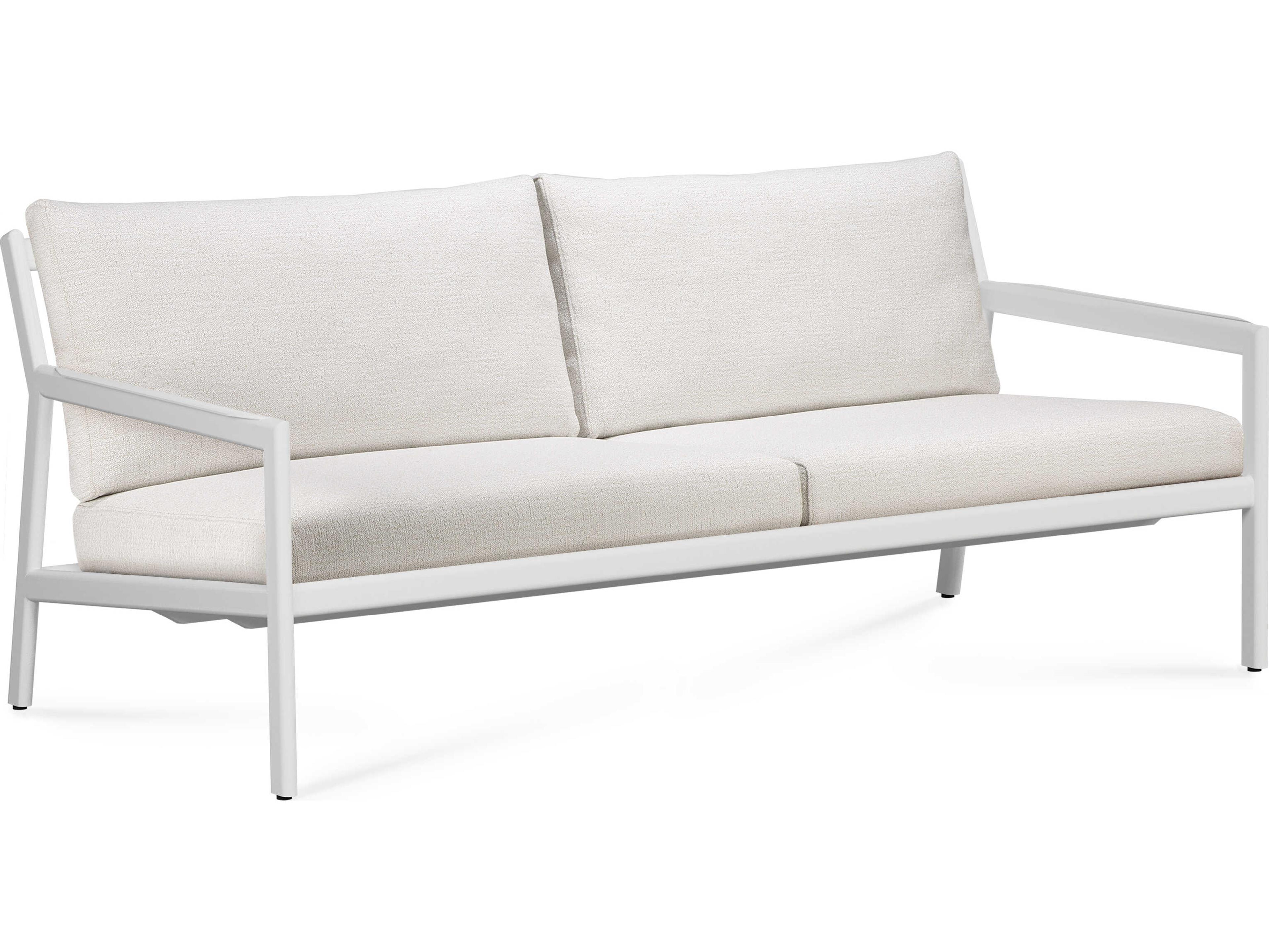 Jack Aluminium And Off White Sofa