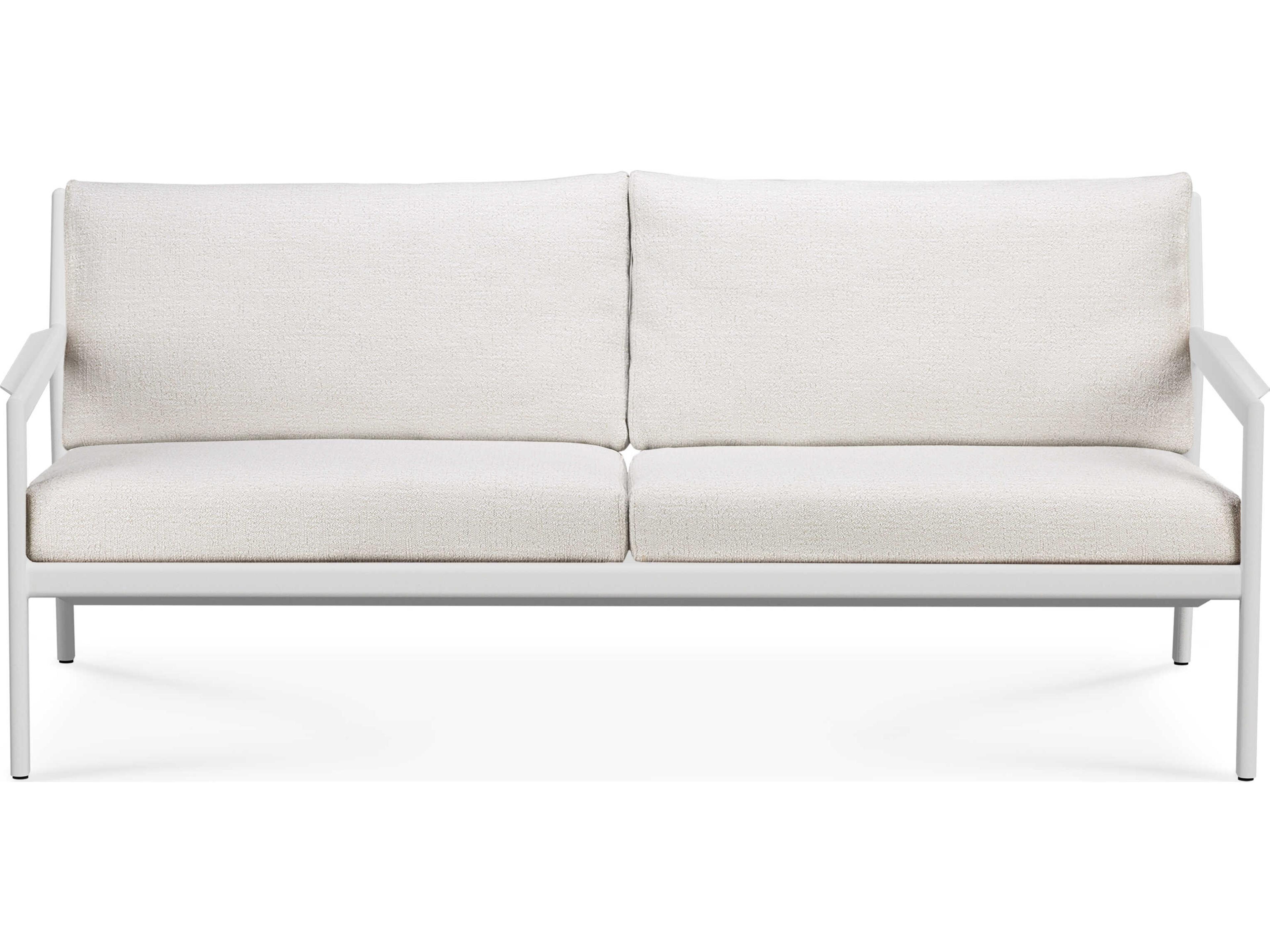 Ethnicraft Outdoor Jack Aluminium And Off White Sofa