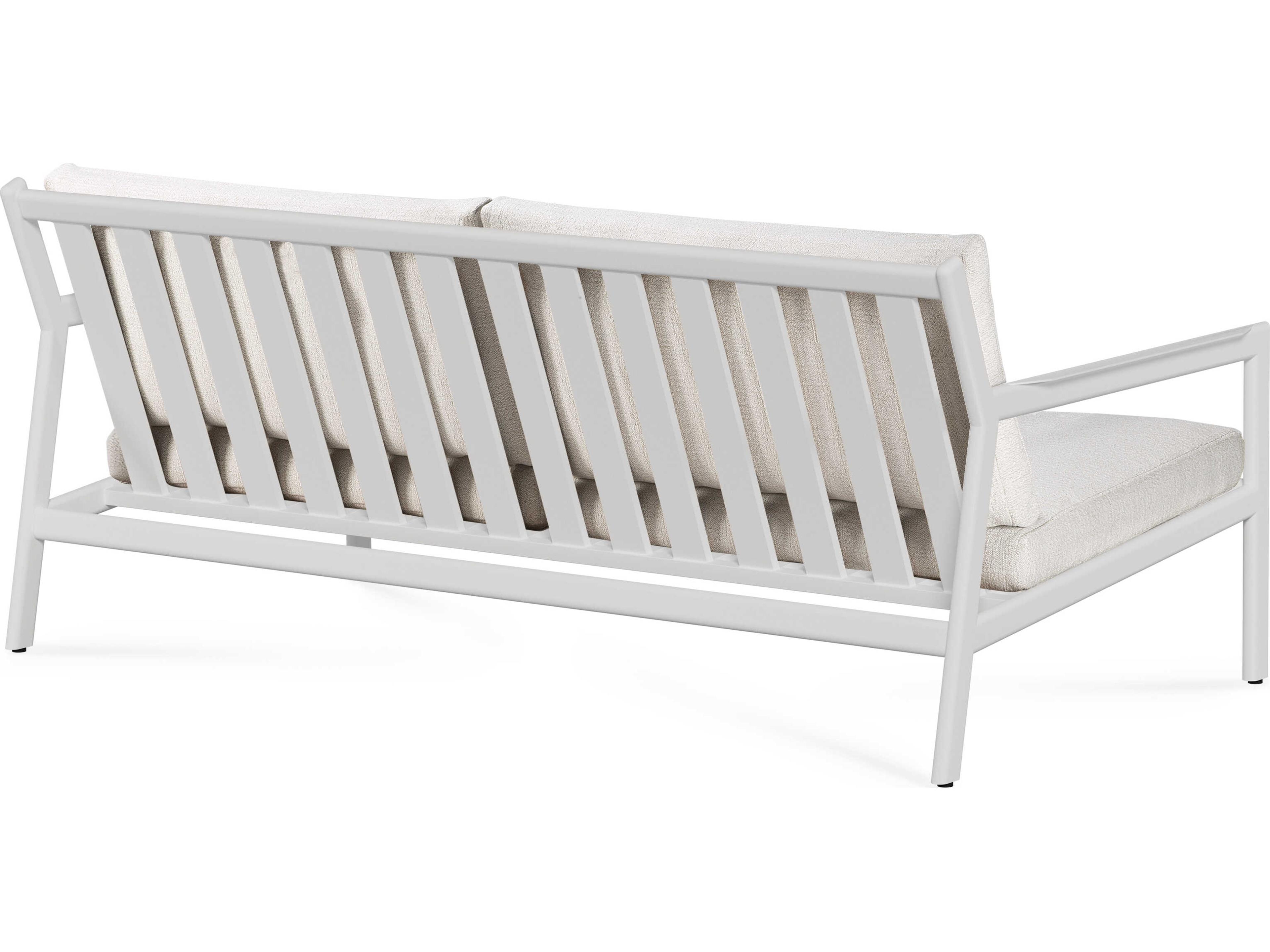 Ethnicraft Outdoor Jack Aluminium And Off White Sofa