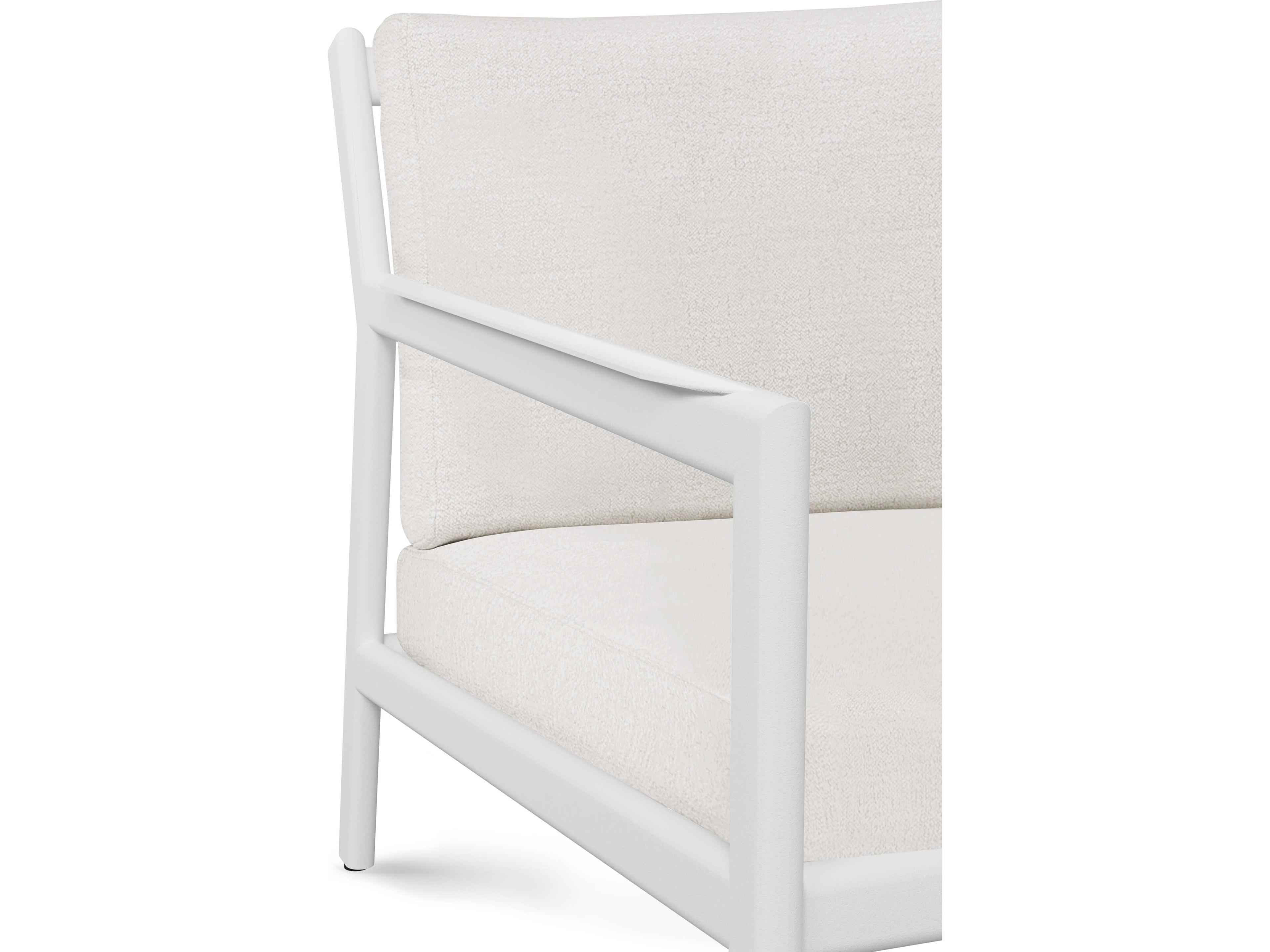 Ethnicraft Outdoor Jack Aluminium And Off White Sofa