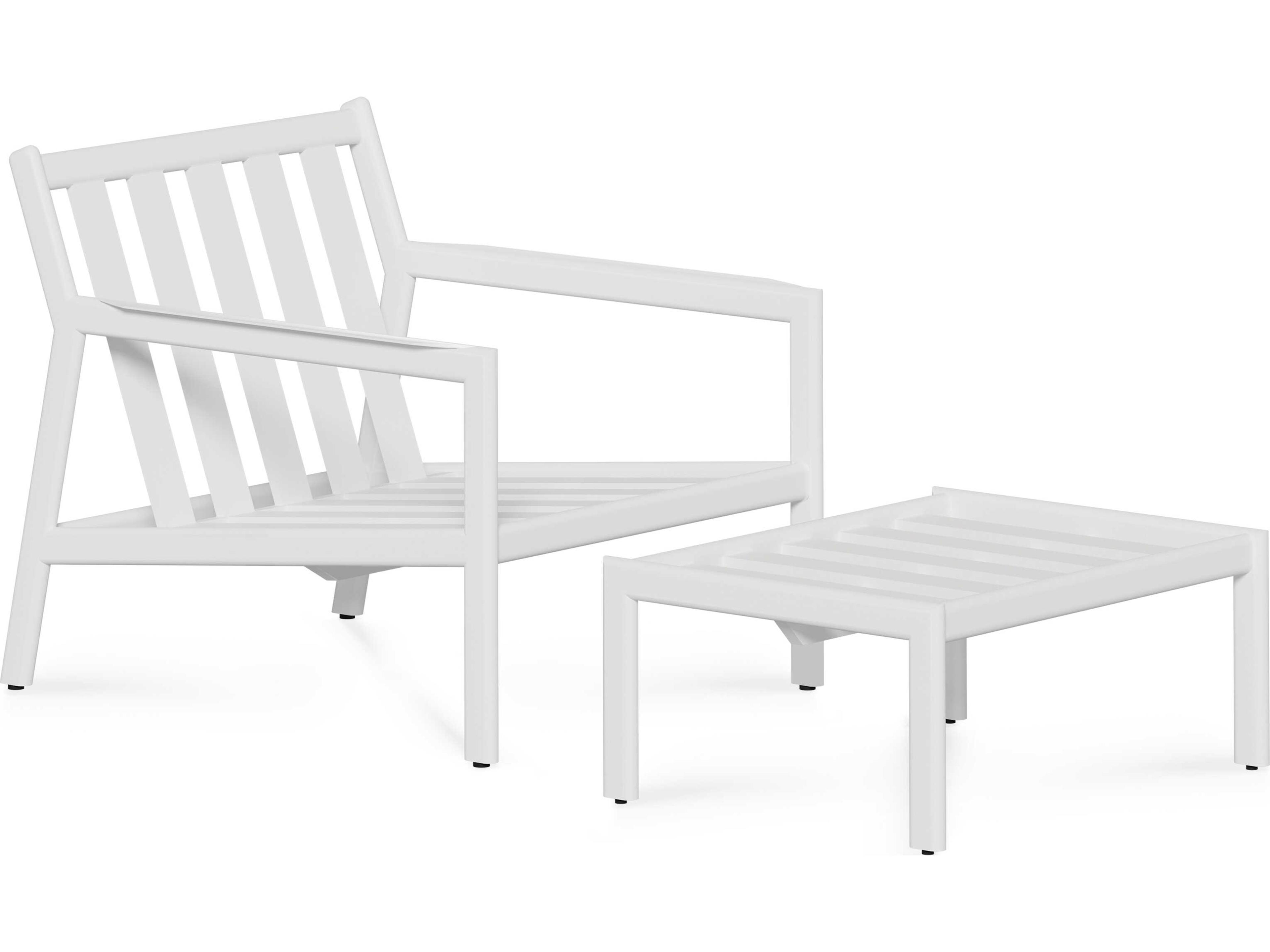 Ethnicraft Outdoor Jack Aluminium Footstool Frame