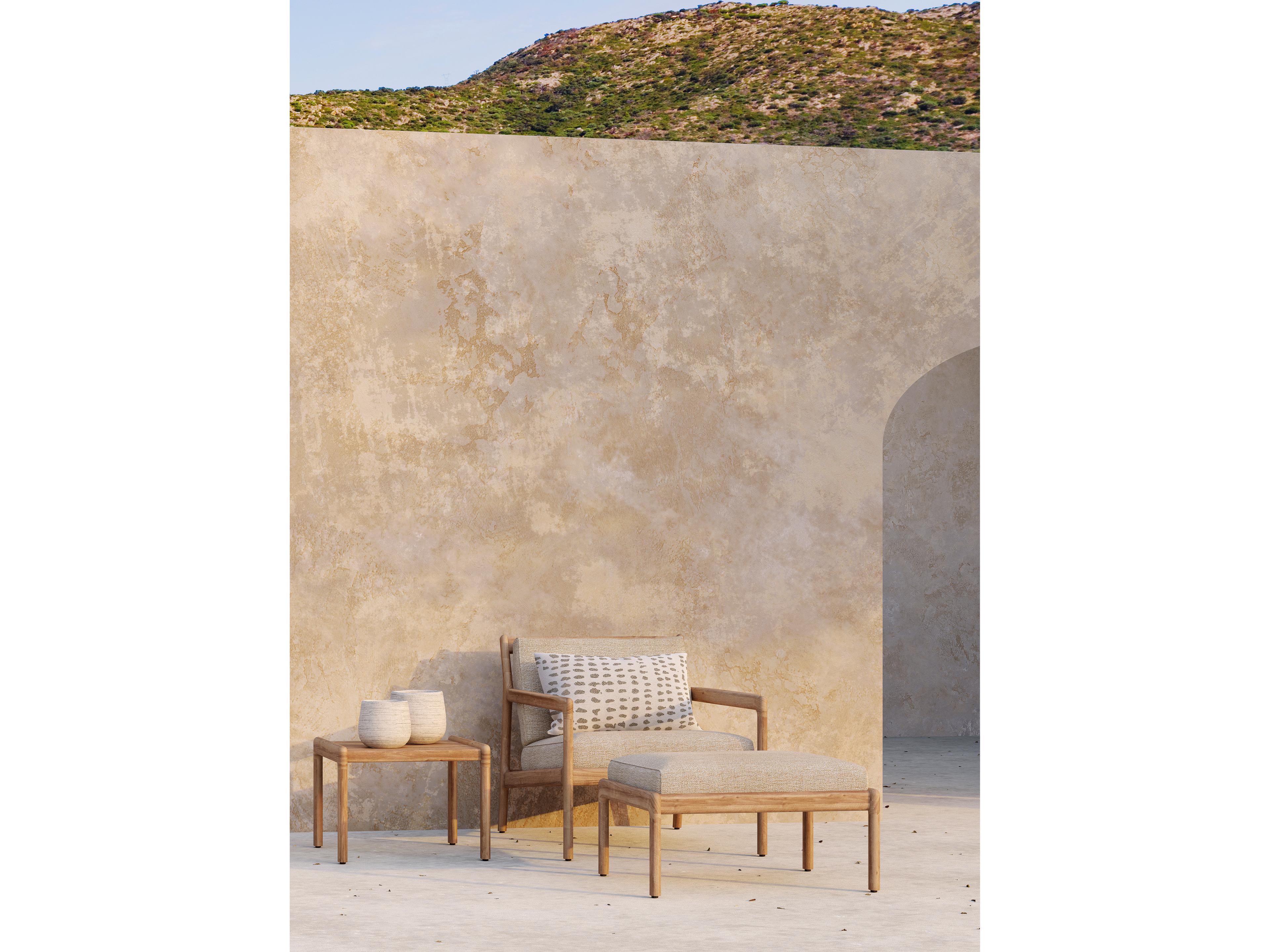 Ethnicraft Outdoor Jack Teak Cushion Lounge Set